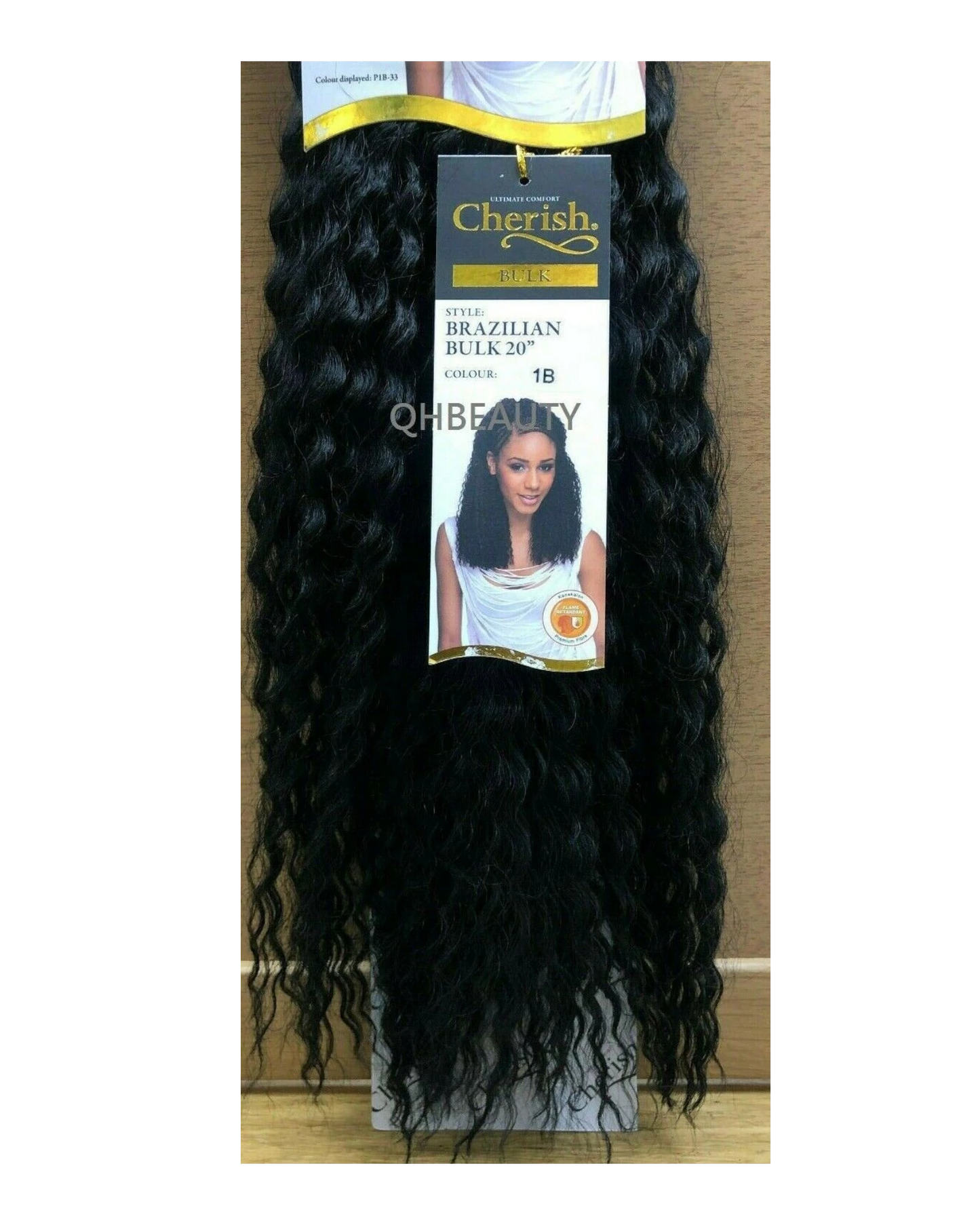Cherish Synthetic Crochet Braid Curly Hair Extension Style - Brazilian Bulk 20"