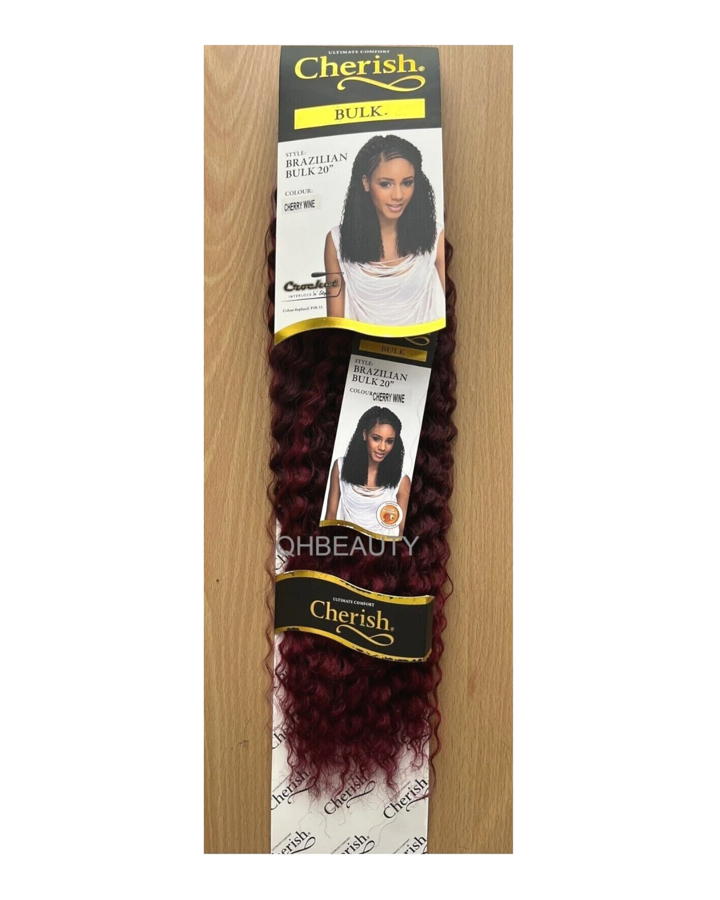 Cherish Synthetic Crochet Braid Curly Hair Extension Style - Brazilian Bulk 20"