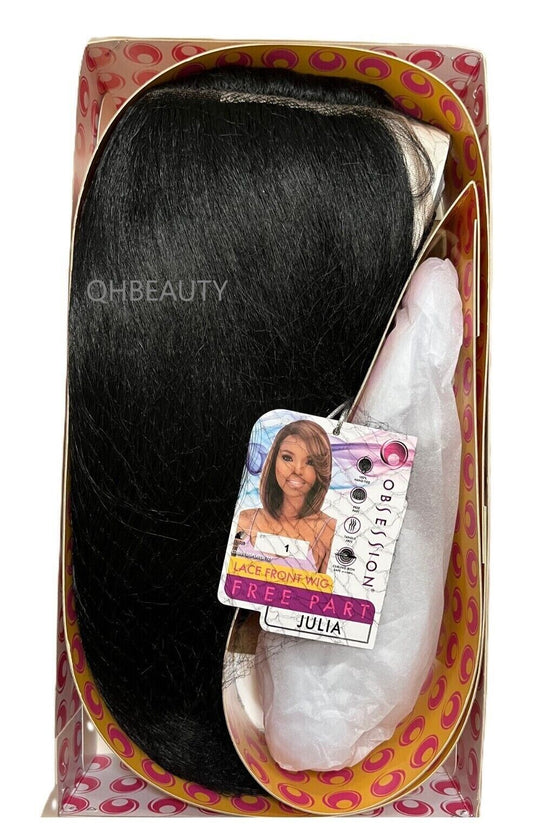 Obsession Synthetic Bob Lace Front Free Part 100% Hand Tied Hair Wig - JULIA