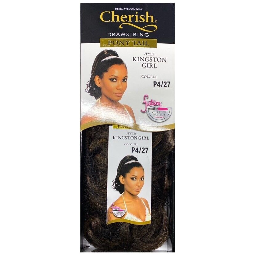 Cherish Synthetic Drawstring Curly Hair Extension Ponytail - Kingston Girl