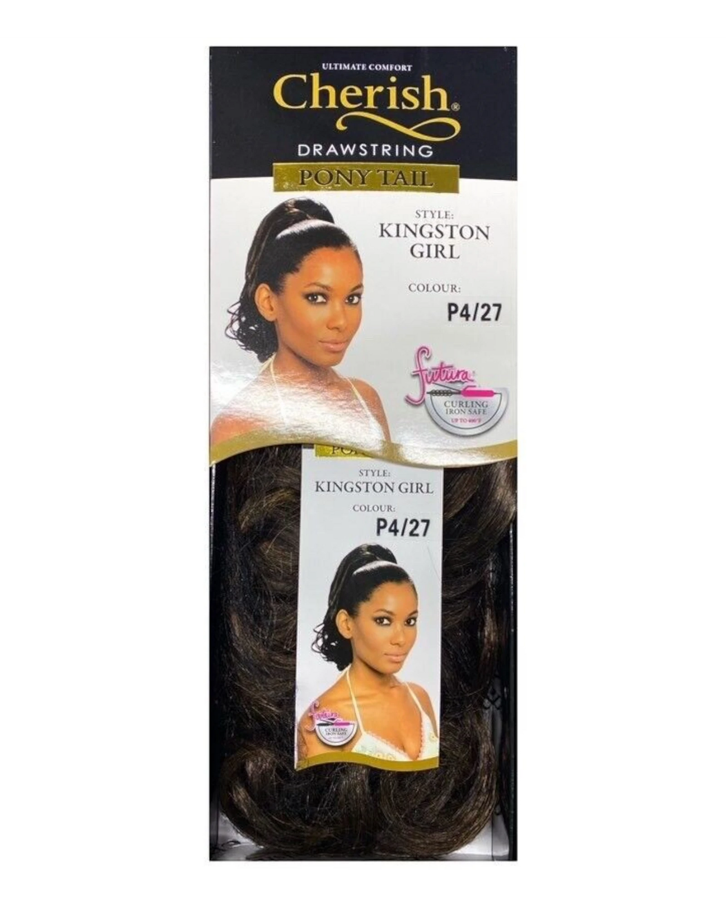 Cherish Synthetic Drawstring Curly Hair Extension Ponytail - Kingston Girl