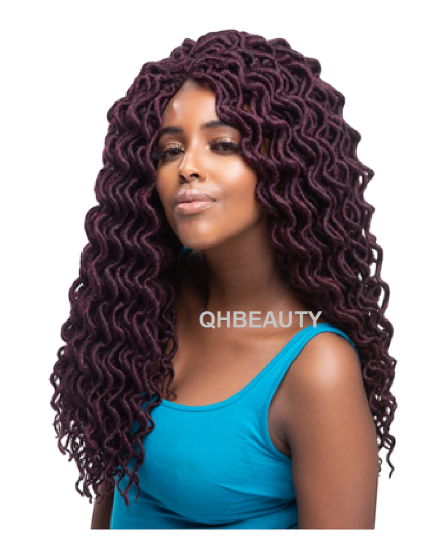 Obsession Crochet Braid Hair Extension Soft Curly Faux Locs 18''  freetress copy