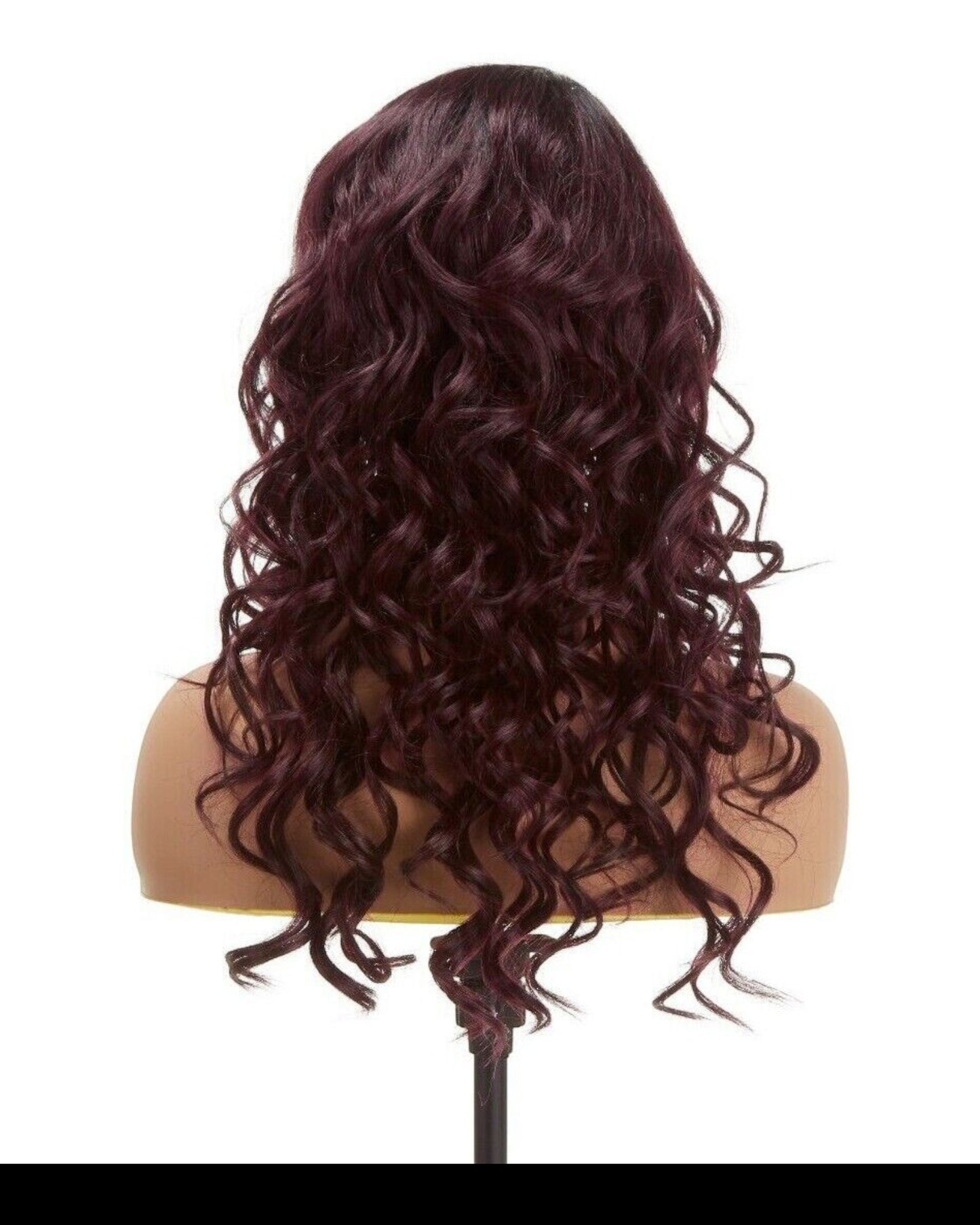 Impression Synthetic Invisible Part Lace Front Long Curly Hair Wig Alexis