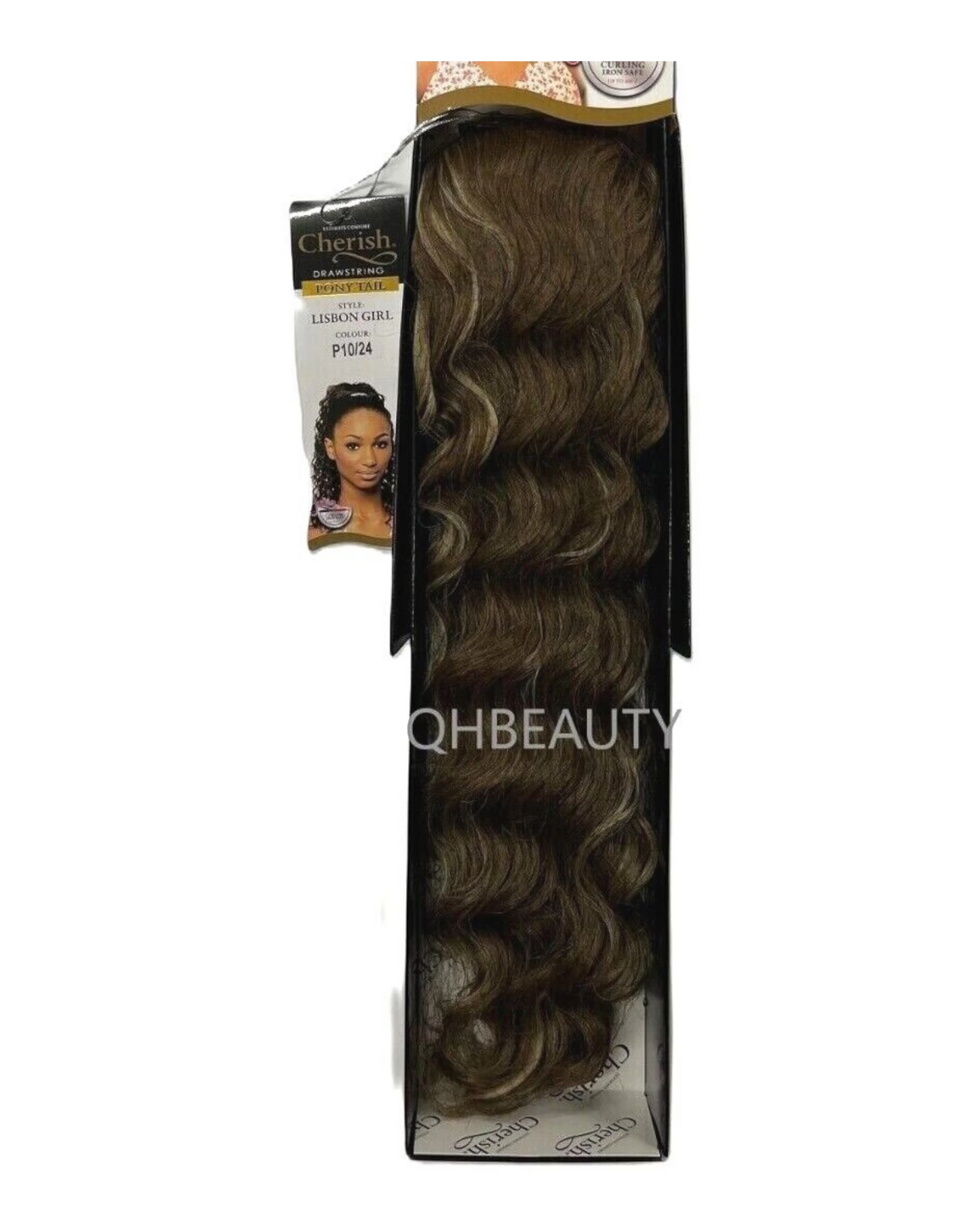 Cherish Synthetic Drawstring Curly Hair Extension Ponytail - Lisbon Girl