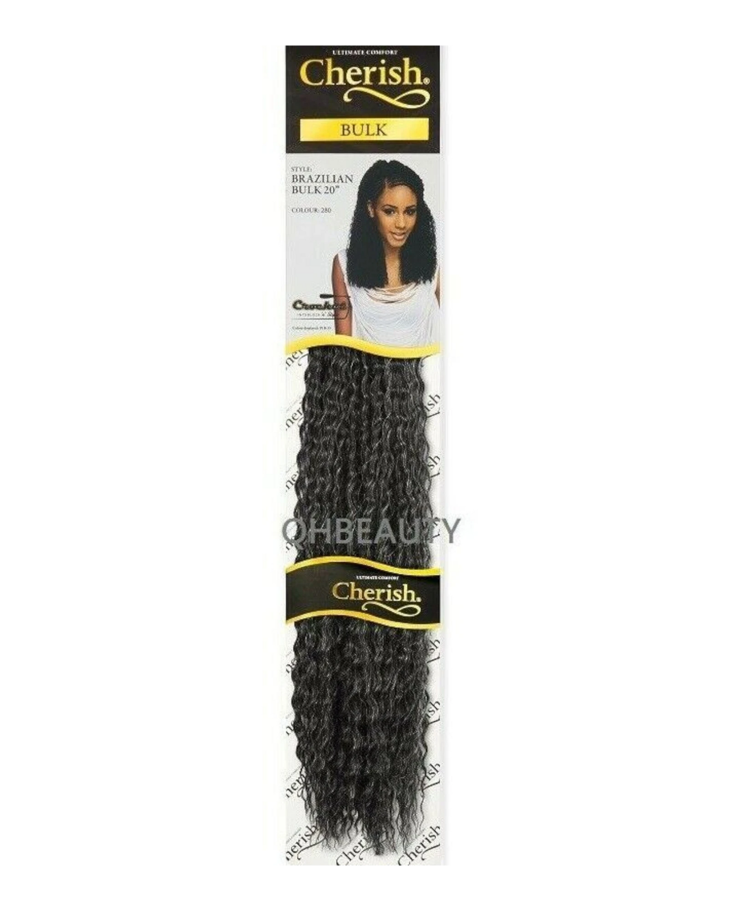 Cherish Synthetic Crochet Braid Curly Hair Extension Style - Brazilian Bulk 20"