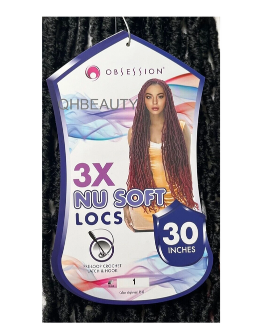 Obsession Synthetic Crochet Pre Looped Braid Hair Extension - NU SOFT LOCS 30''