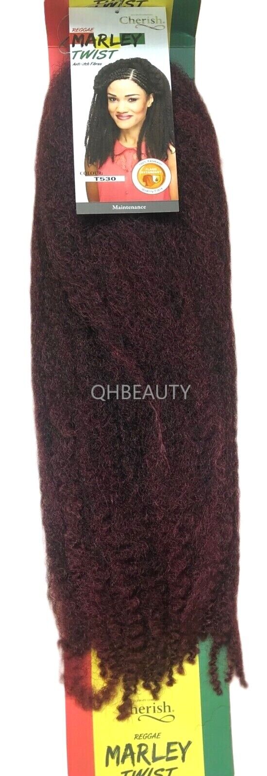 Cherish Synthetic Afro Kinky Cuban Anti itch Hair Extension  Marley Twist Braid