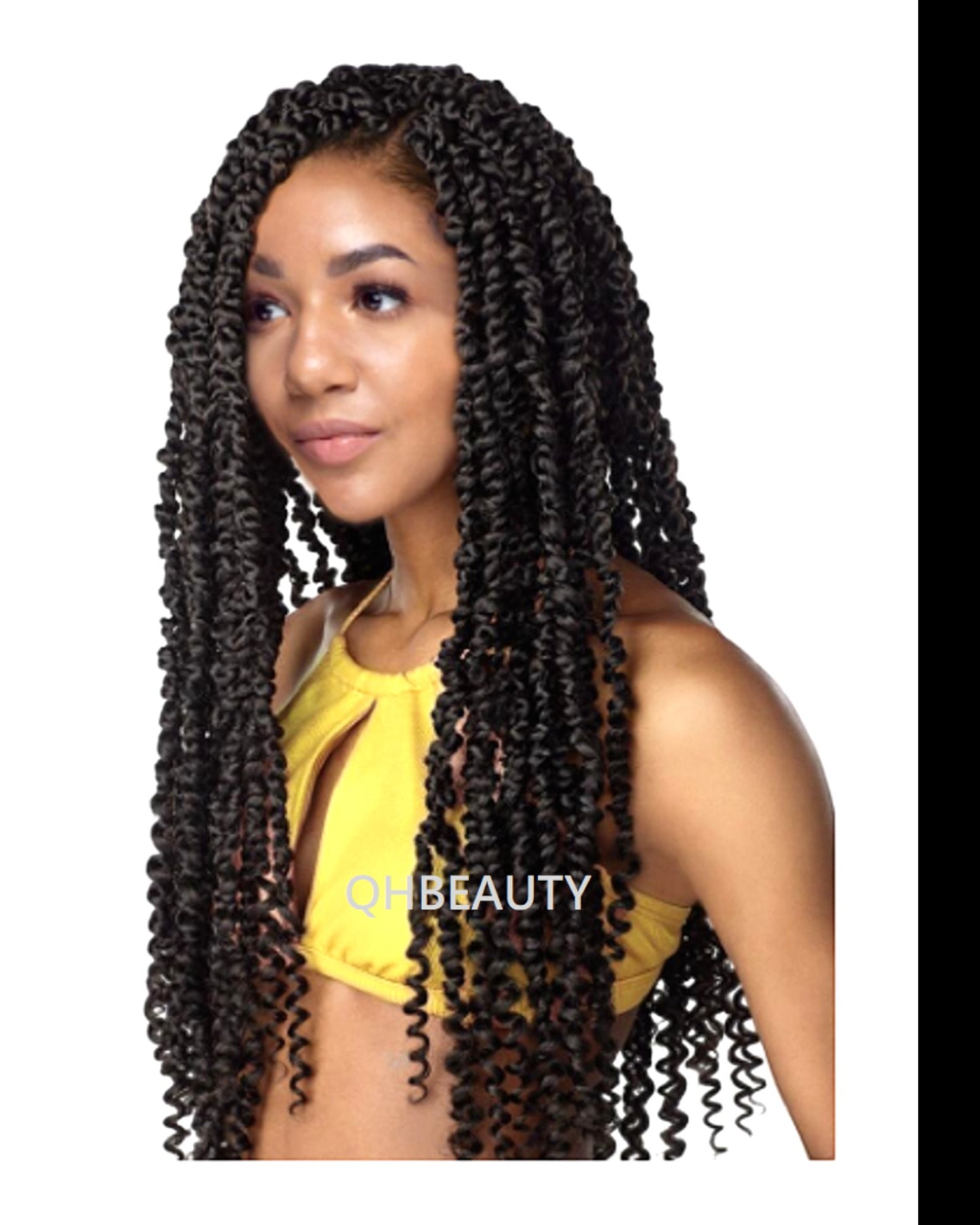 OBSESSION CROCHET BRAID CURLY HAIR EXTENSION -  SPRING  TWIST 24 INCHES