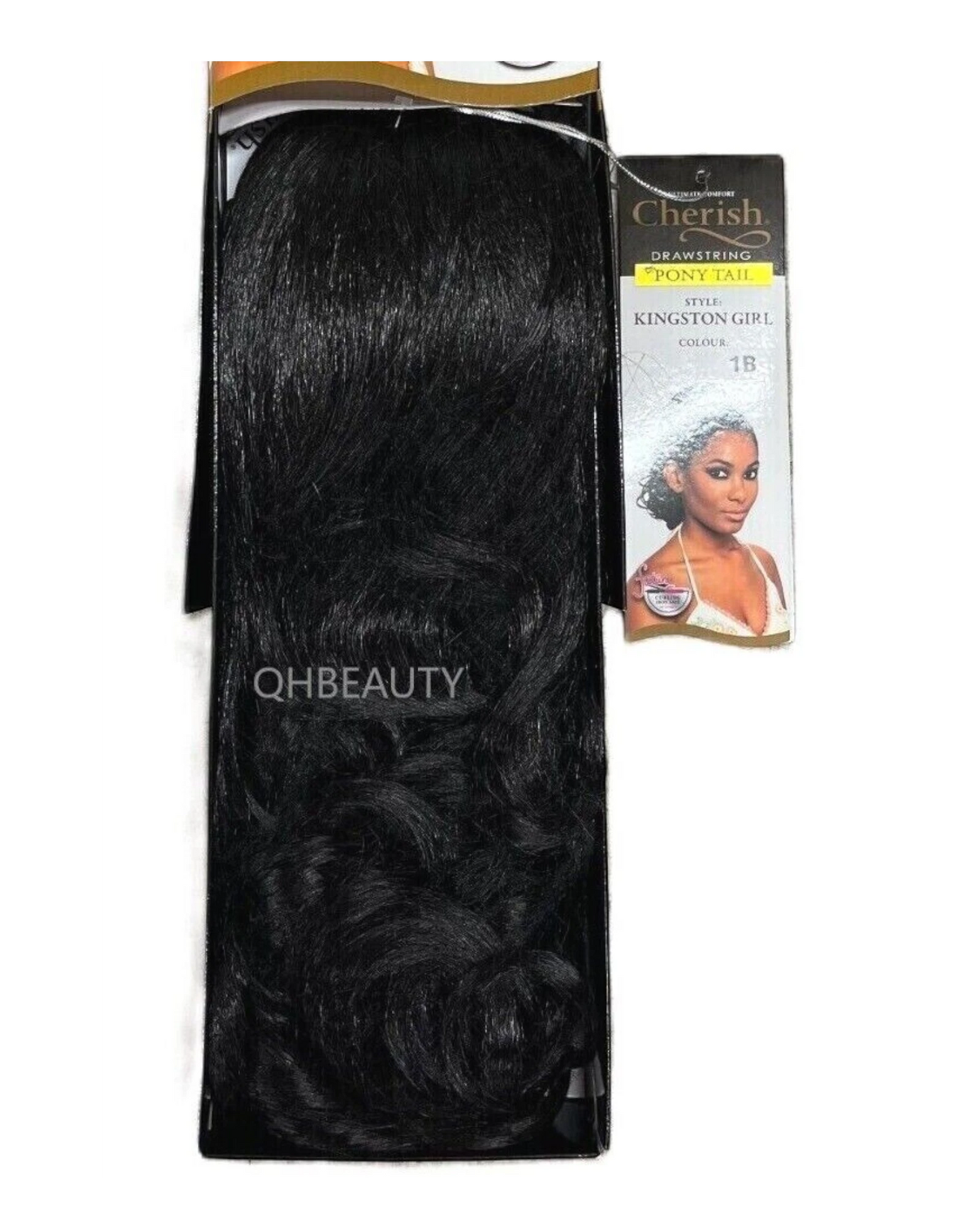 Cherish Synthetic Drawstring Curly Hair Extension Ponytail - Kingston Girl