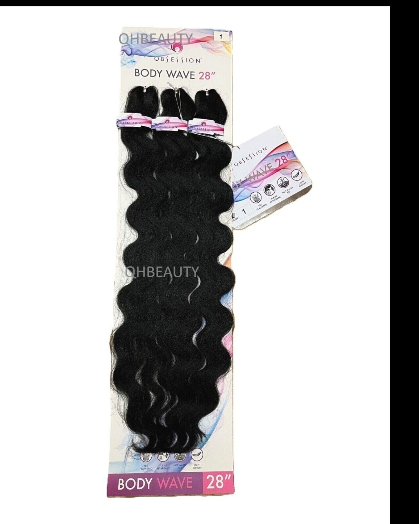 Obsession Synthetic Pre-Stretched Curly Braid Hair Extension - BODY WAVE 28 INCH