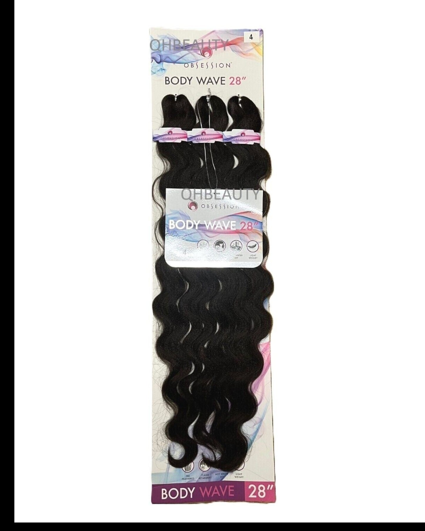 Obsession Synthetic Pre-Stretched Curly Braid Hair Extension - BODY WAVE 28 INCH