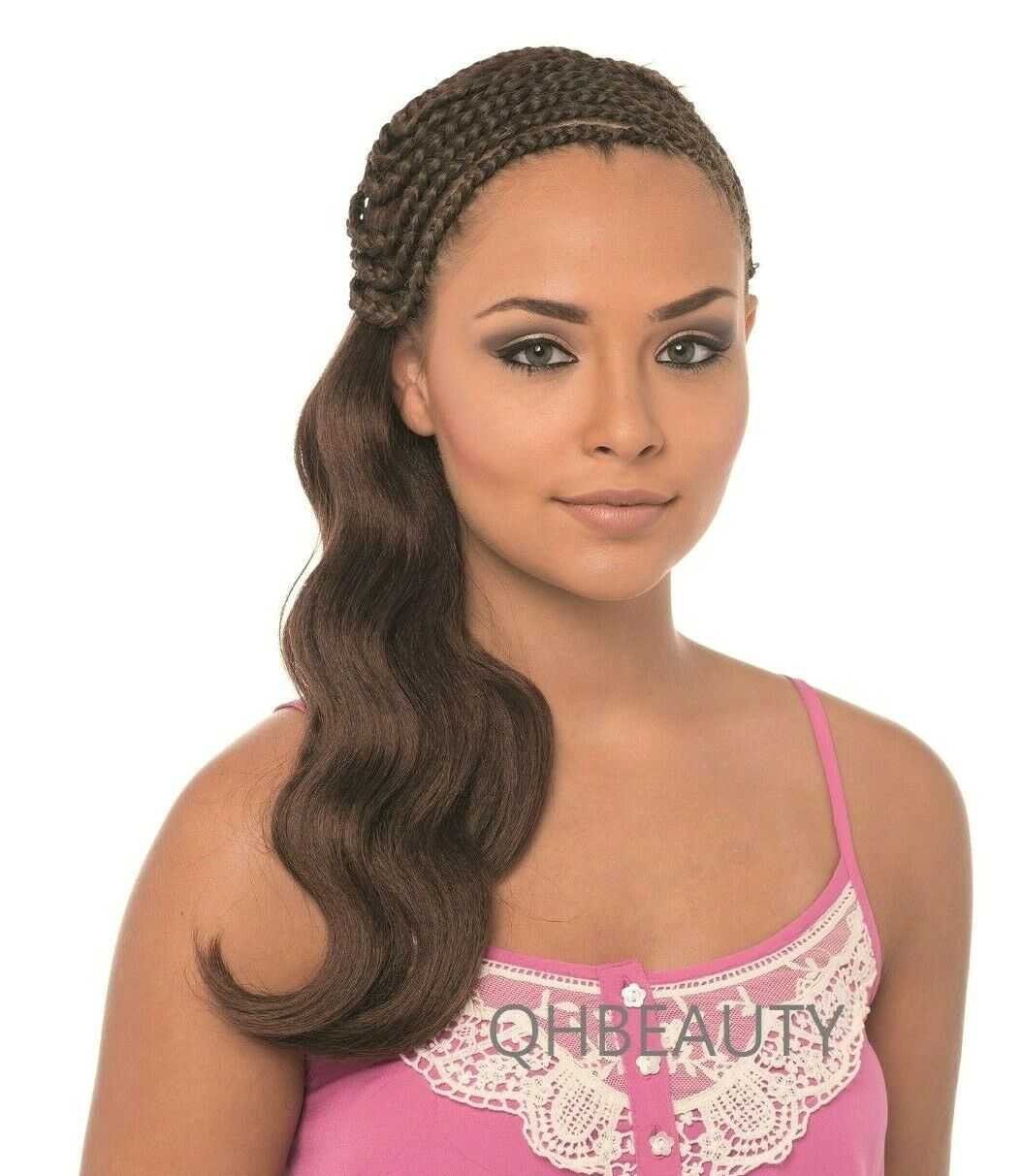 IMPRESSION SYNTHETIC HAIR EXTENSION BRAIDS SASSY CURL BULK 20" ( Freetress Copy)