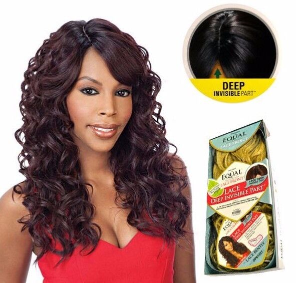 Freetress Equal Synthetic Lace Front Invisible Part Curly Hair Wig - LACE BENTLY