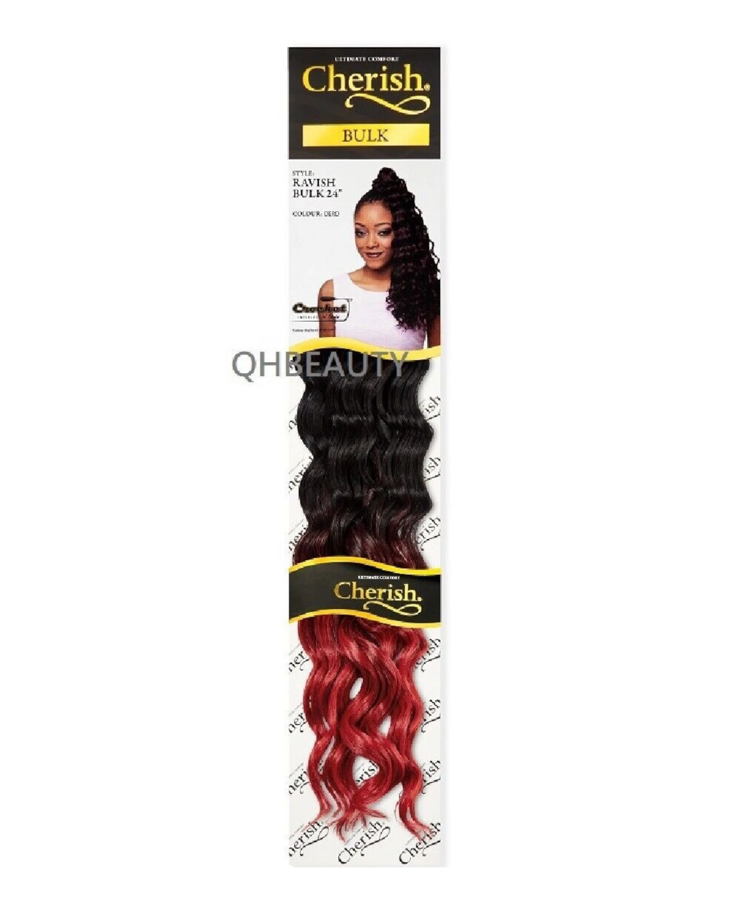 CHERISH SYNTHETIC CROCHET LONG CURLY HAIR EXTENSION BRAIDS - RAVISH 24 inch