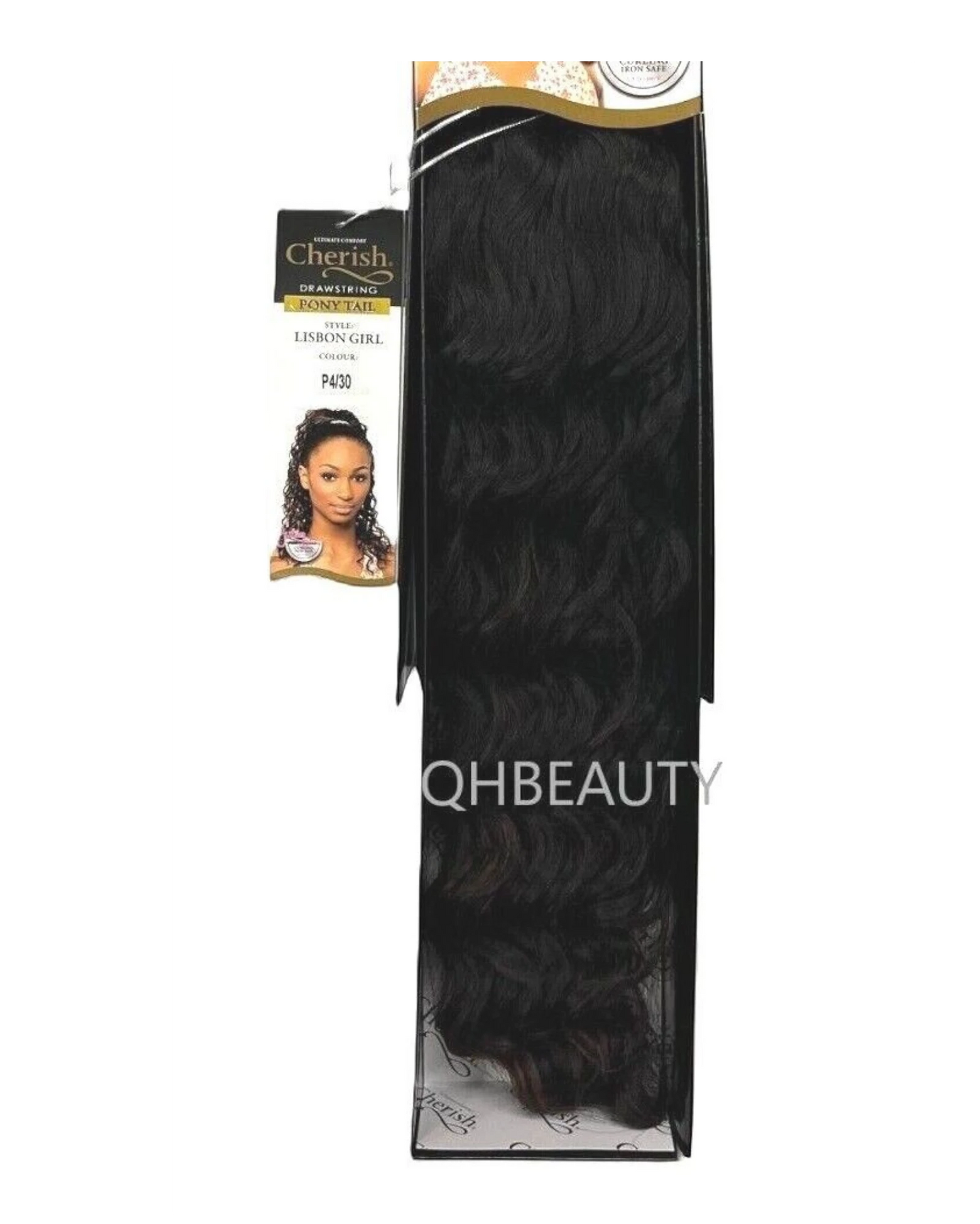 Cherish Synthetic Drawstring Curly Hair Extension Ponytail - Lisbon Girl