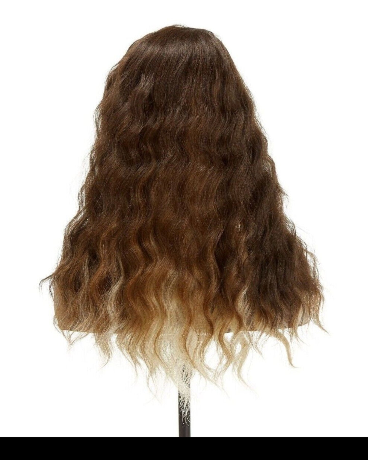 Impression Synthetic Invisible L Part Lace Curly Hair Wig - Alicia