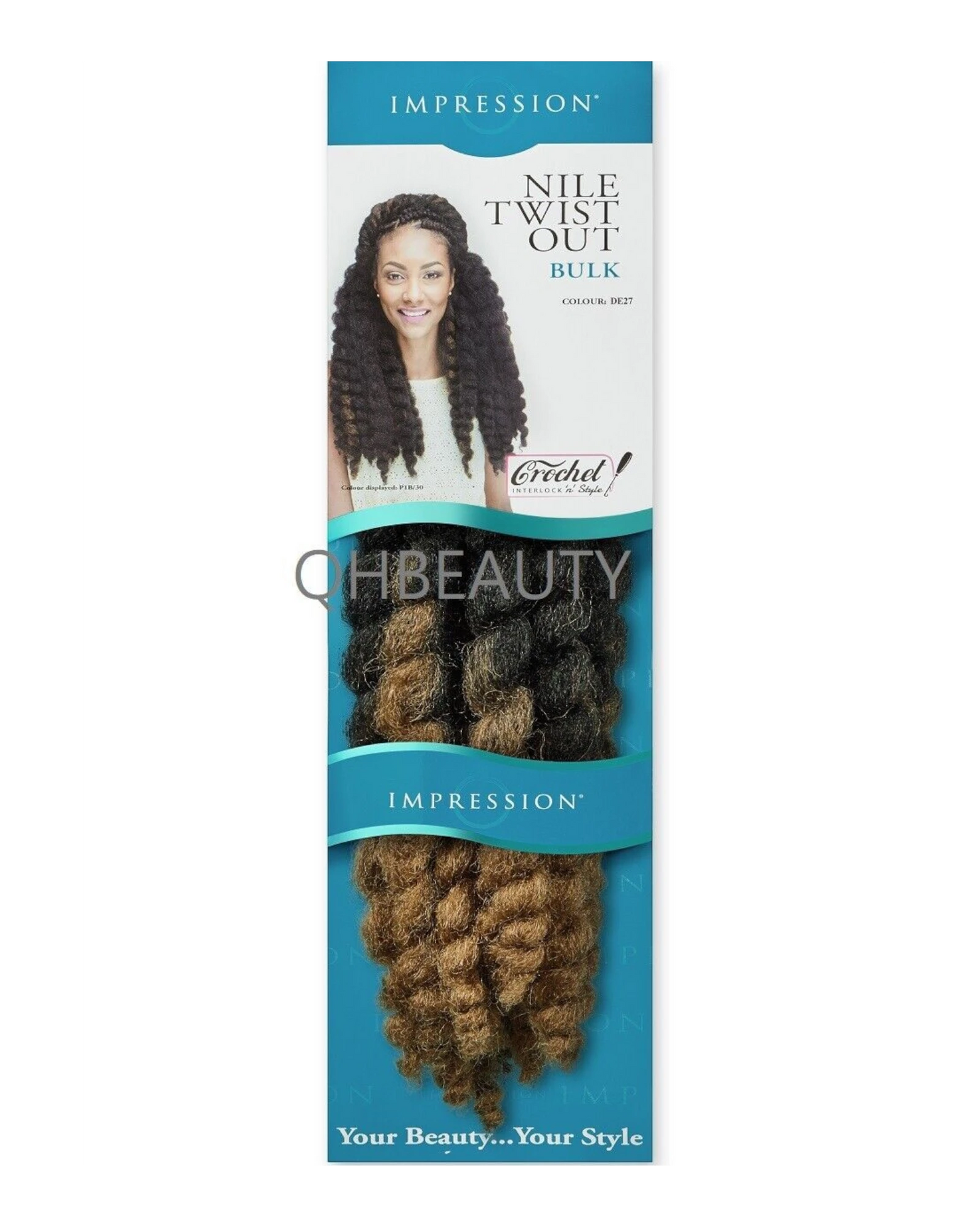 IMPRESSION SYNTHETIC AFRO CUBAN BULK HAIR EXTENSION BRAIDS - NILE TWIST OUT