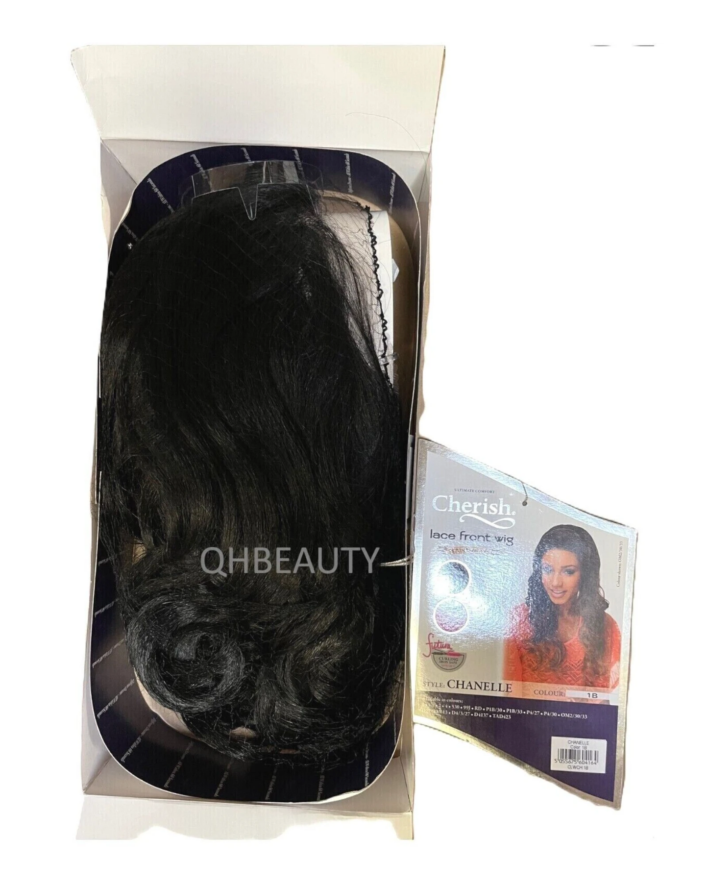 Cherish Synthetic Wider Lace Front Hand Made Long Curly Hair Wig - Chanelle