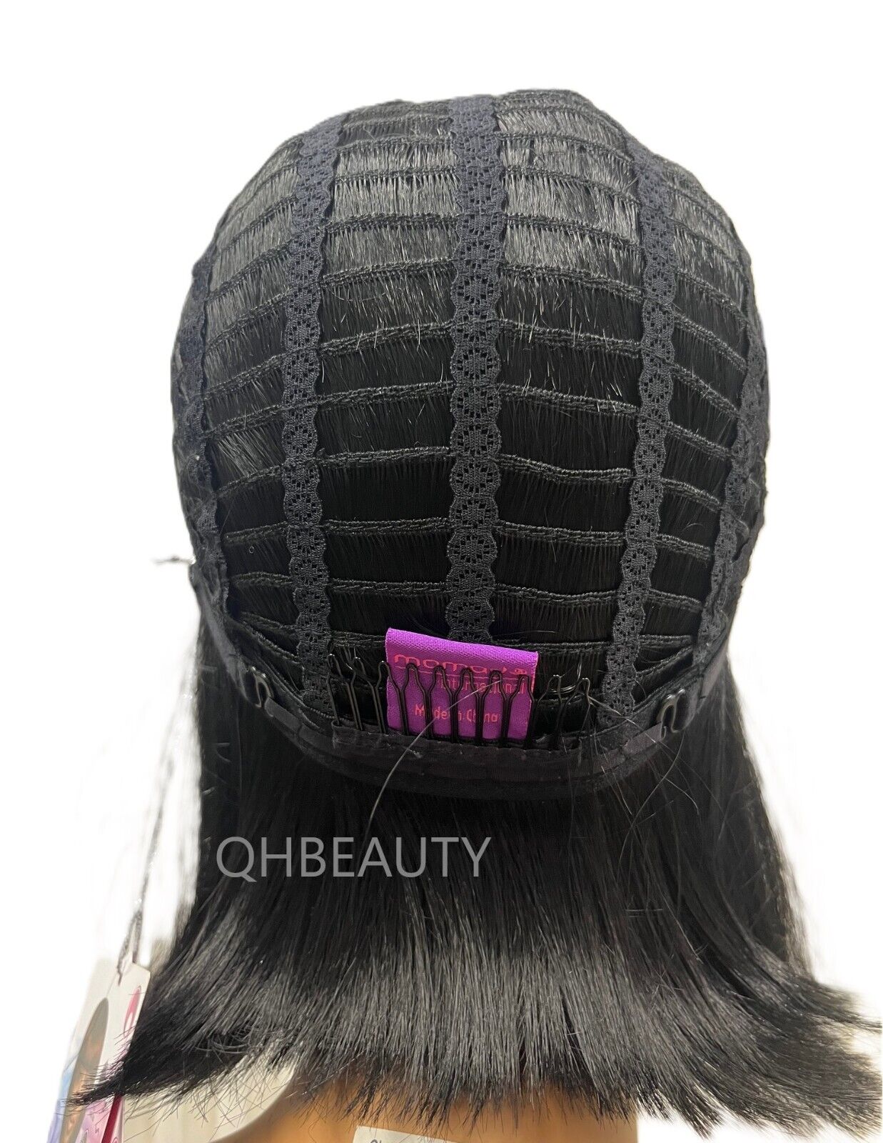 Obsession Synthetic Lavish Straight Bob Bangs 100% Hand Tied Hair Wig  CHARLOTTE