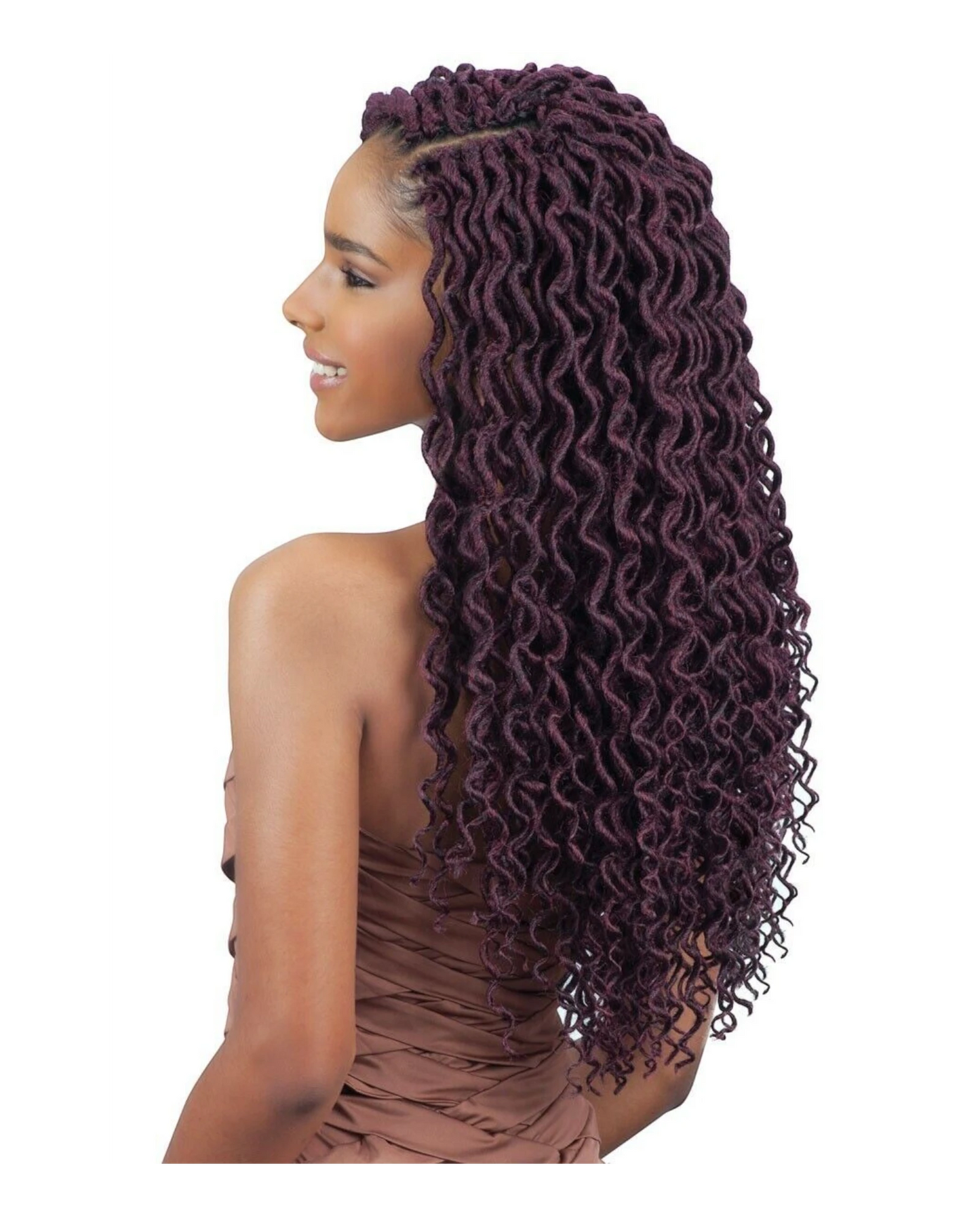 Obsession Crochet Braid Hair Extension Soft Curly Faux Locs 18''  freetress copy