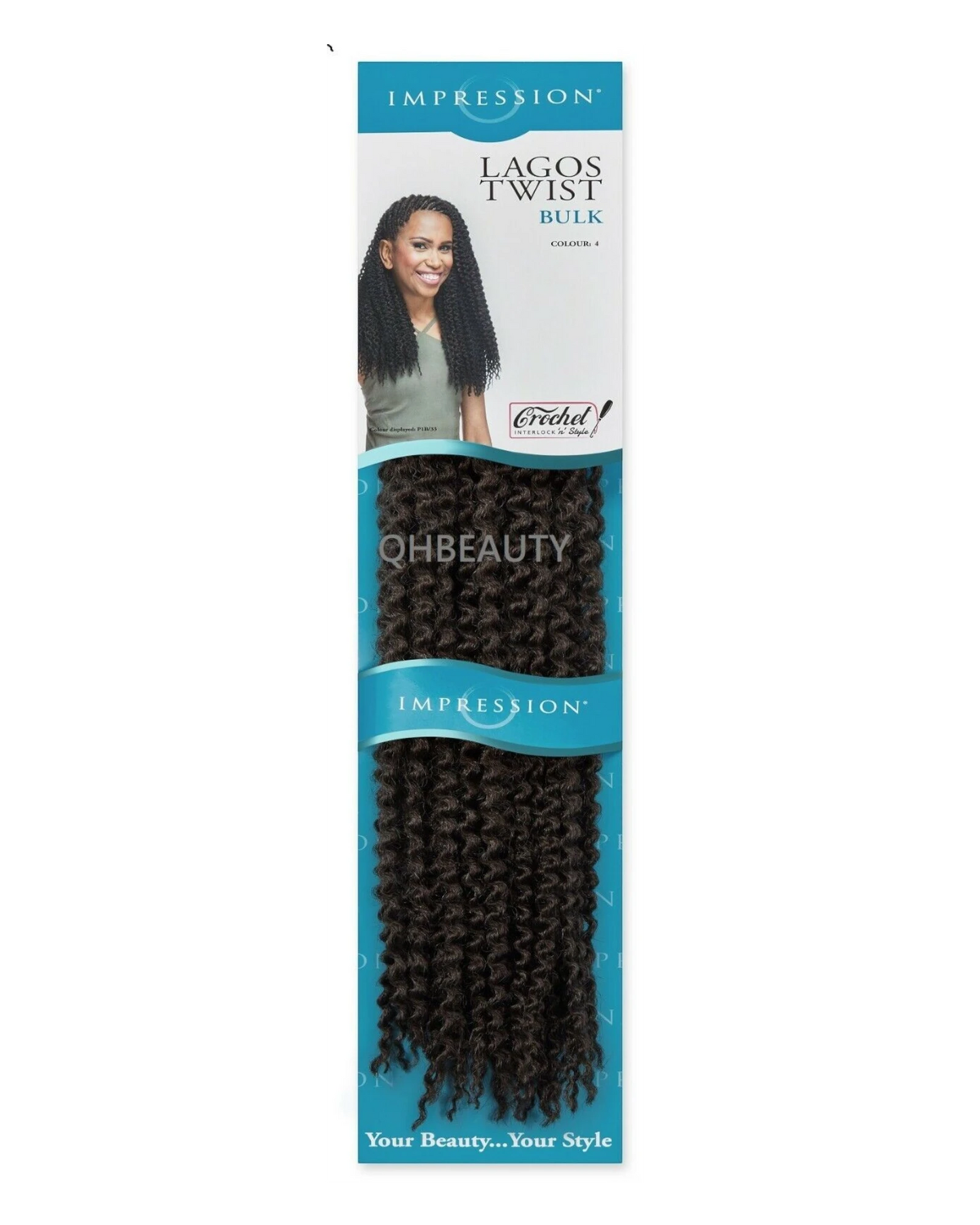 IMPRESSION SYNTHETIC HAIR EXTENSION BRAIDS -  LAGOS TWIST BULK