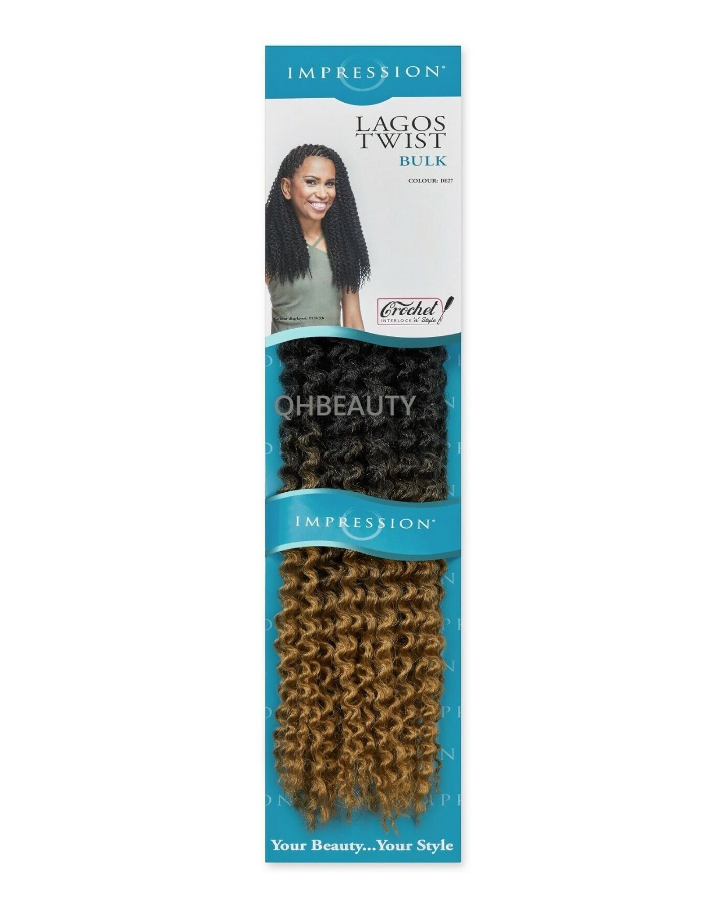 IMPRESSION SYNTHETIC HAIR EXTENSION BRAIDS -  LAGOS TWIST BULK