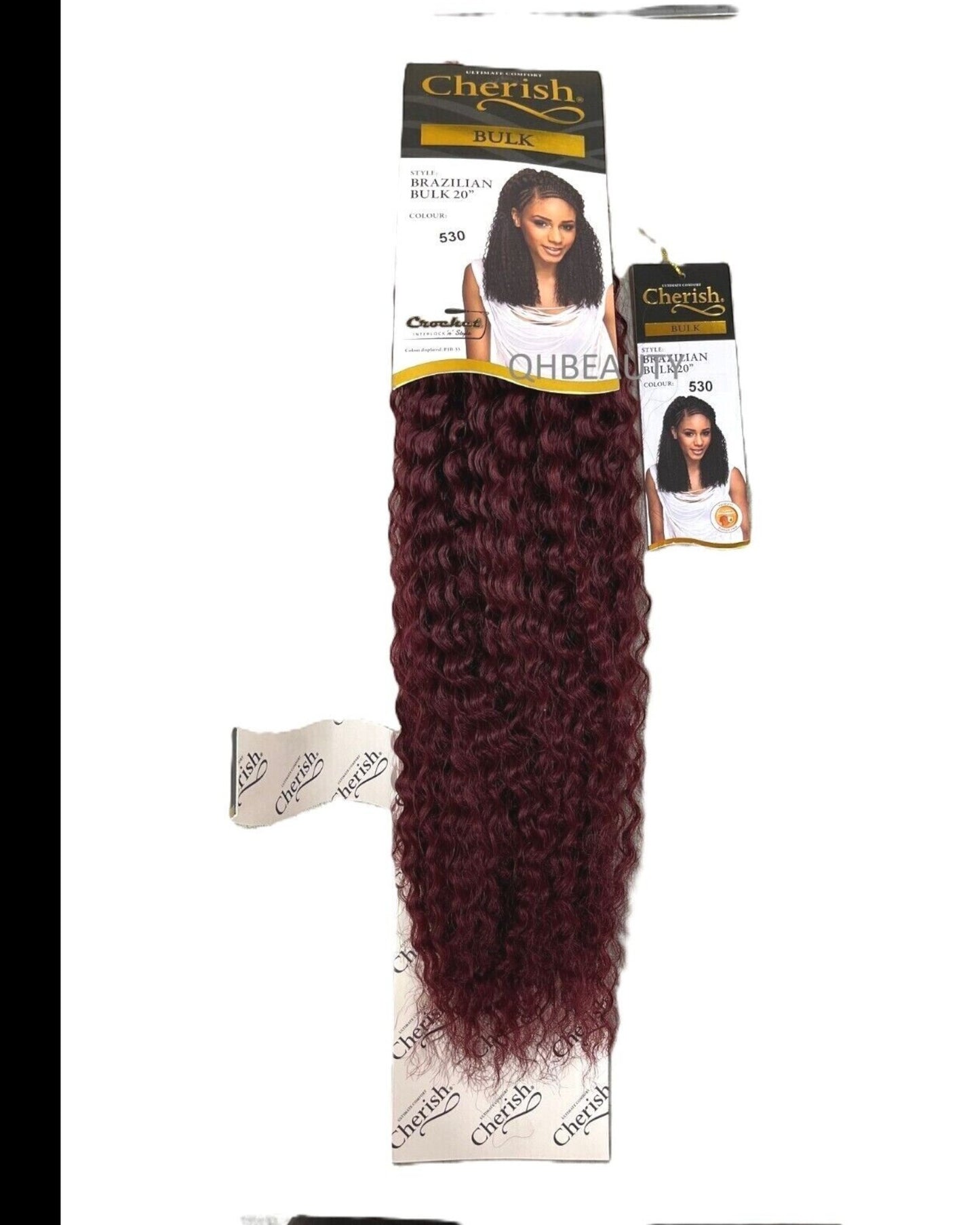 Cherish Synthetic Crochet Braid Curly Hair Extension Style - Brazilian Bulk 20"
