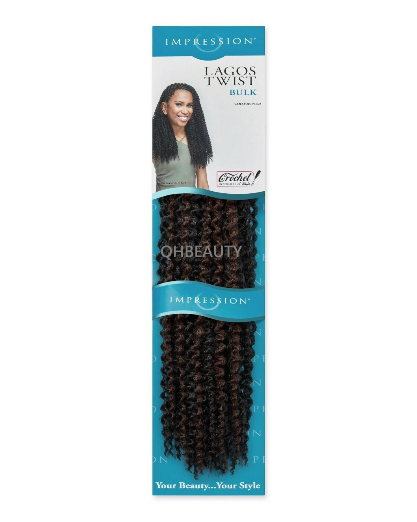 IMPRESSION SYNTHETIC HAIR EXTENSION BRAIDS -  LAGOS TWIST BULK
