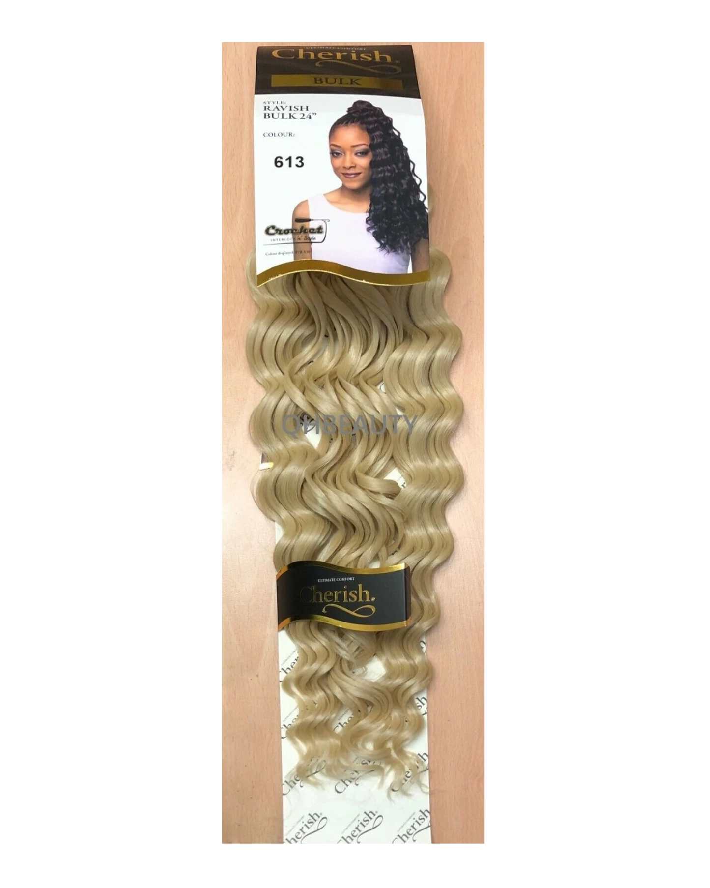 CHERISH SYNTHETIC CROCHET LONG CURLY HAIR EXTENSION BRAIDS - RAVISH 24 inch