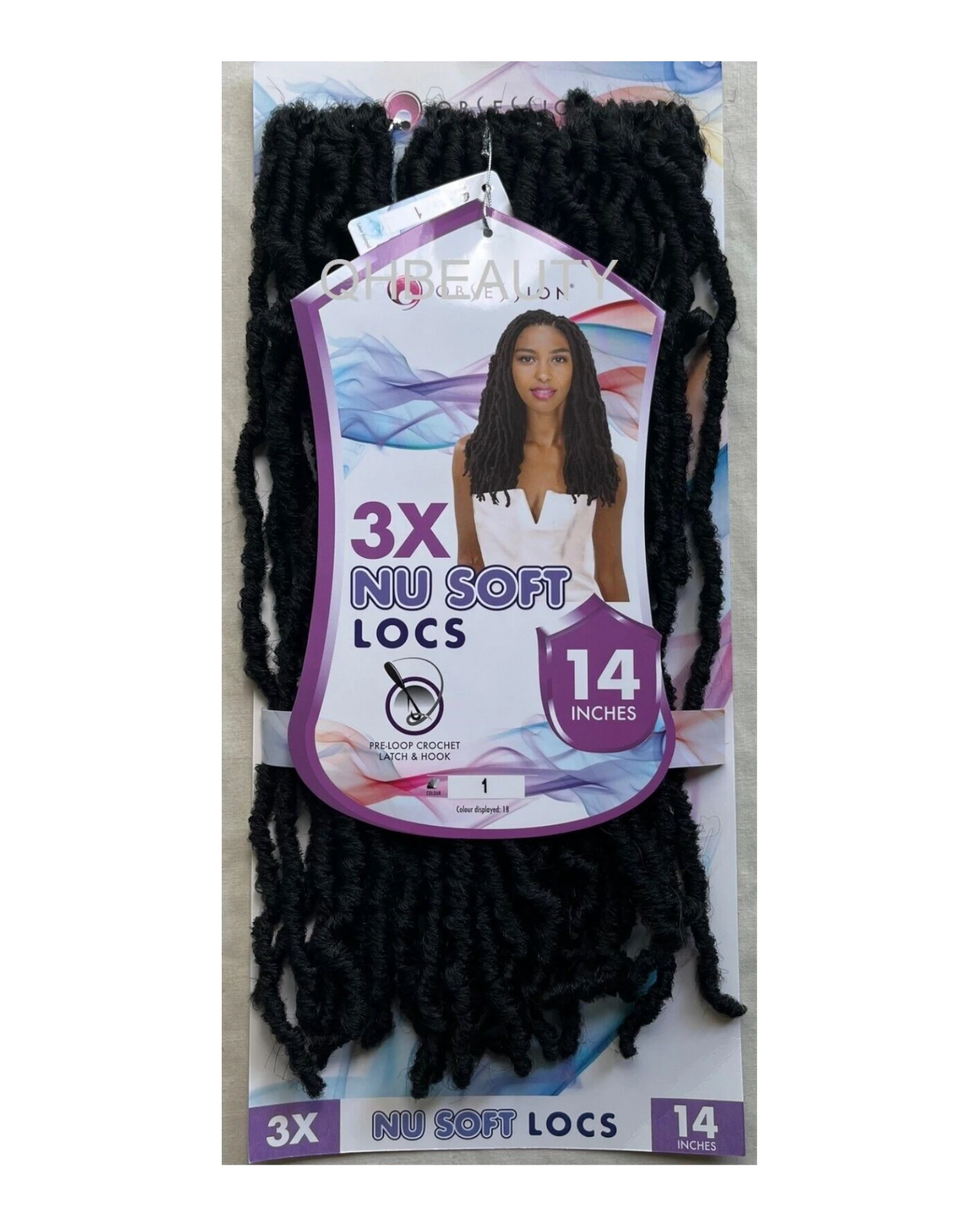 Obsession Synthetic Crochet Pre Looped Braid Hair Extension - NU LOCS 14 INCHES