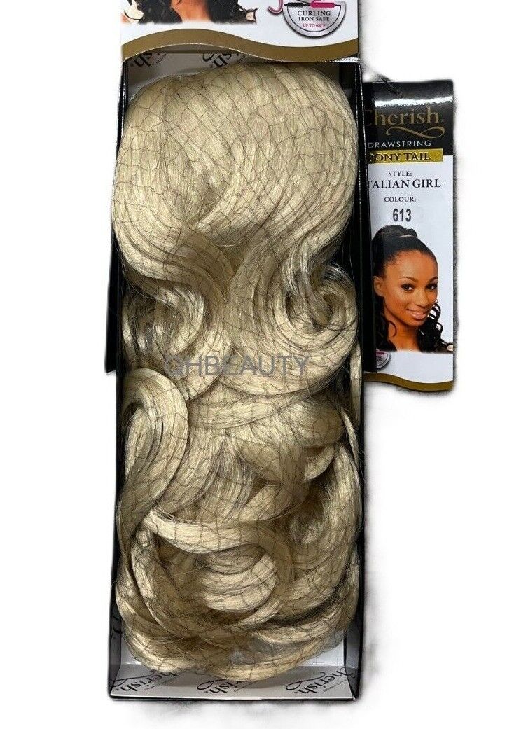 Cherish Synthetic Drawstring Long Curly Ponytail Hair Extension - ITALIAN GIRL