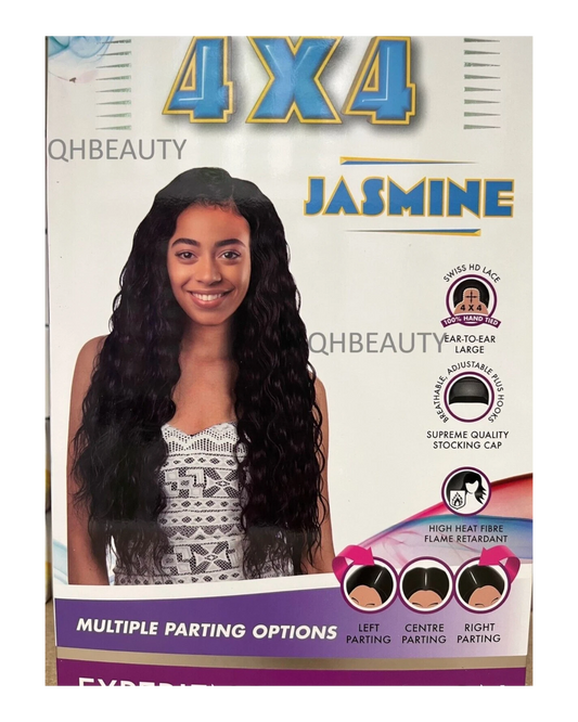 Obsession Synthetic Swiss HD 4x4 Lace Front Free Part Curly Hair Wig - JASMINE