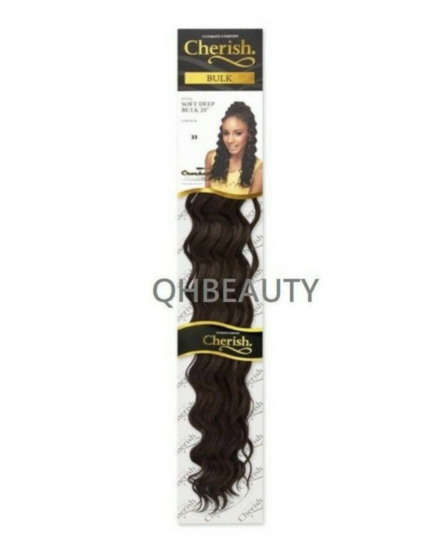 CHERISH SYNTHETIC BULK CROCHET HAIR EXTENSION BRAIDS - SOFT DEEP 20 INCH