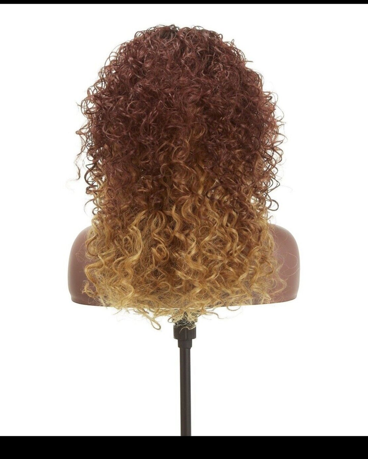Impression Synthetic Natural Hair Line Long Curly Lace L Part Hair Wig - Emma
