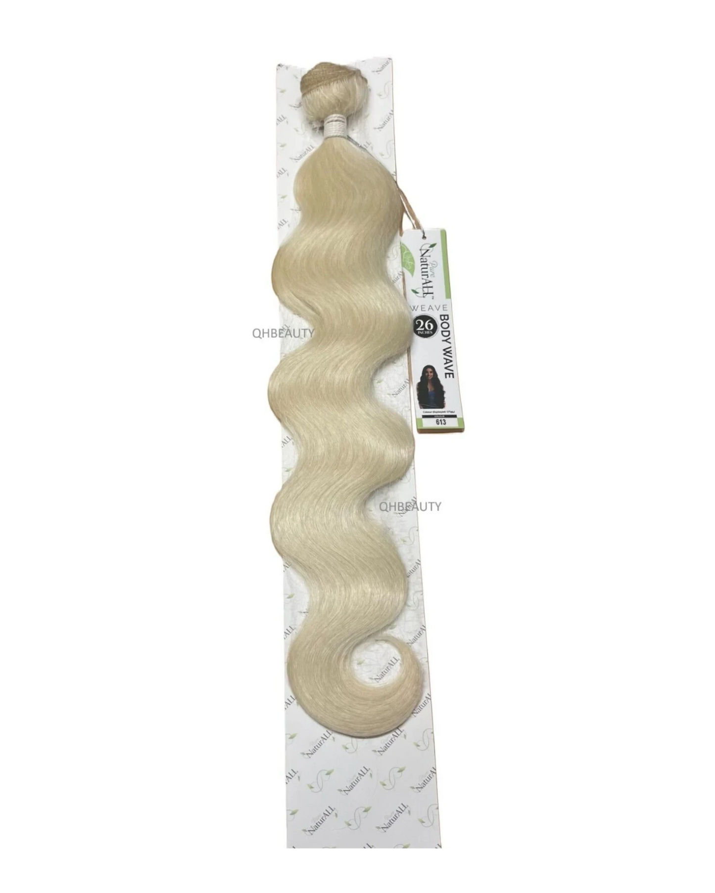 NaturALL SYNTHETIC LONG CURLY HAIR EXTENSION WEAVE -BODY WAVE 26 INCHES