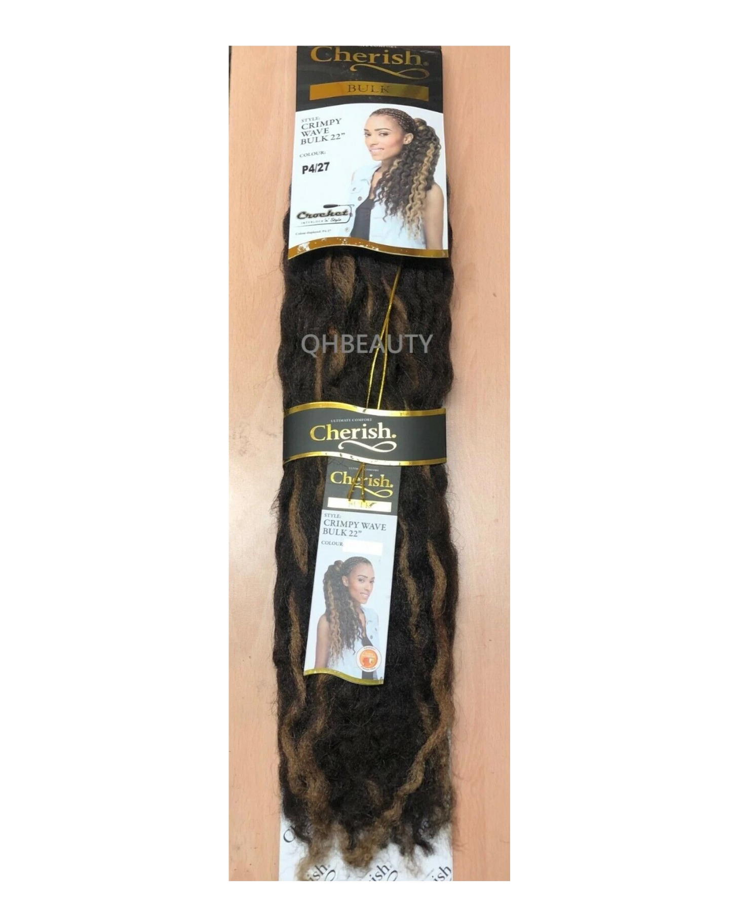 CHERISH SYNTHETIC CROCHET AFRO BULK HAIR EXTENSION BRAIDS - CRIMPY WAVE 22 INCH