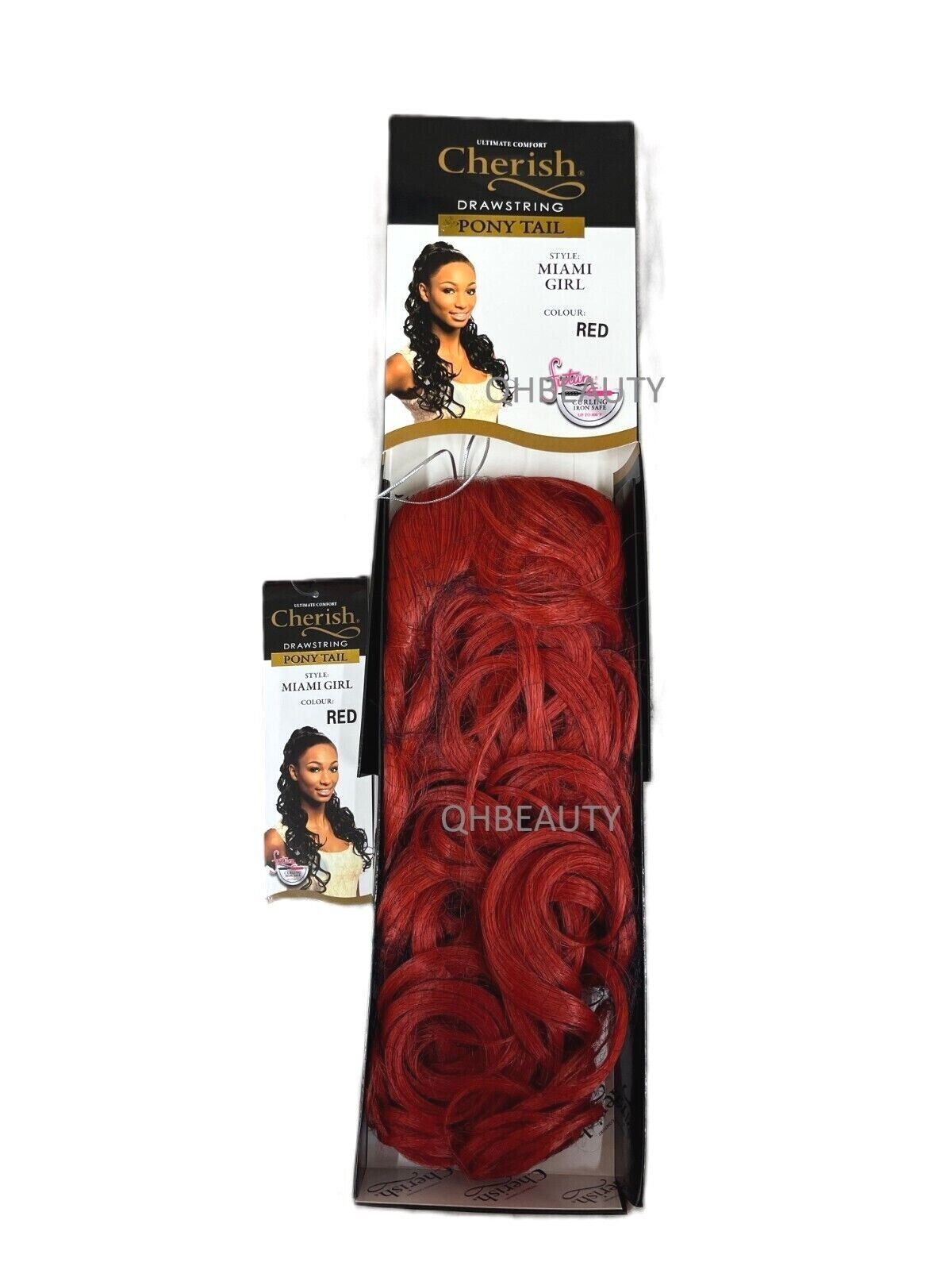 Cherish Synthetic Long Curly Drawstring Natural Hair Ponytail - Miami Girl