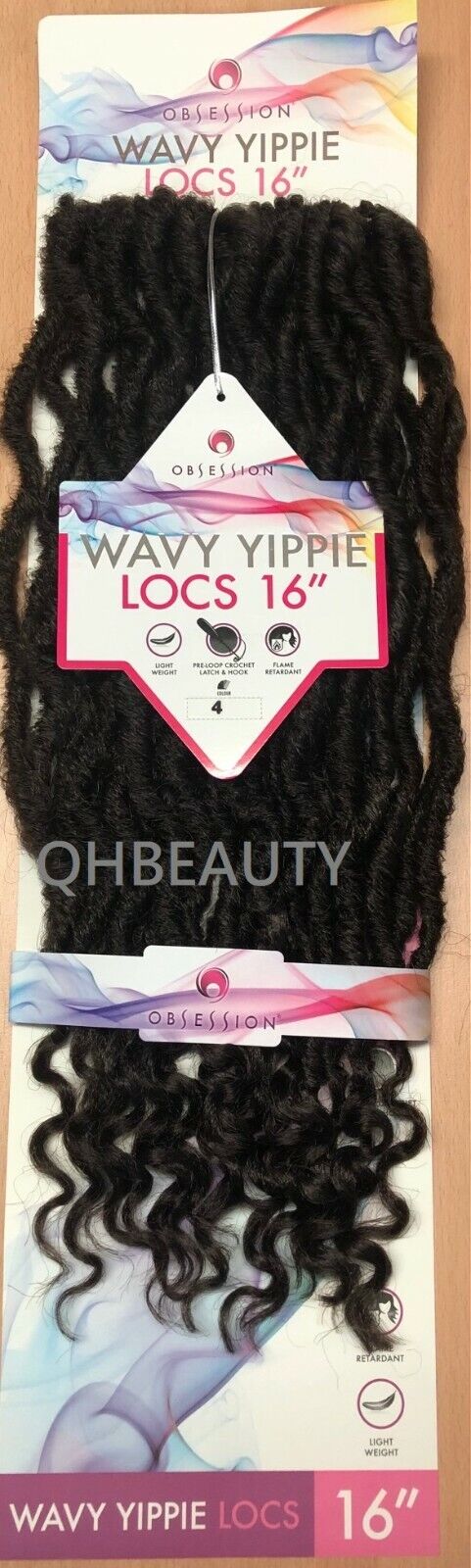 Obsession Synthetic Crochet Braid Hair Extension - Wavy Yippie Locs 16 INCH