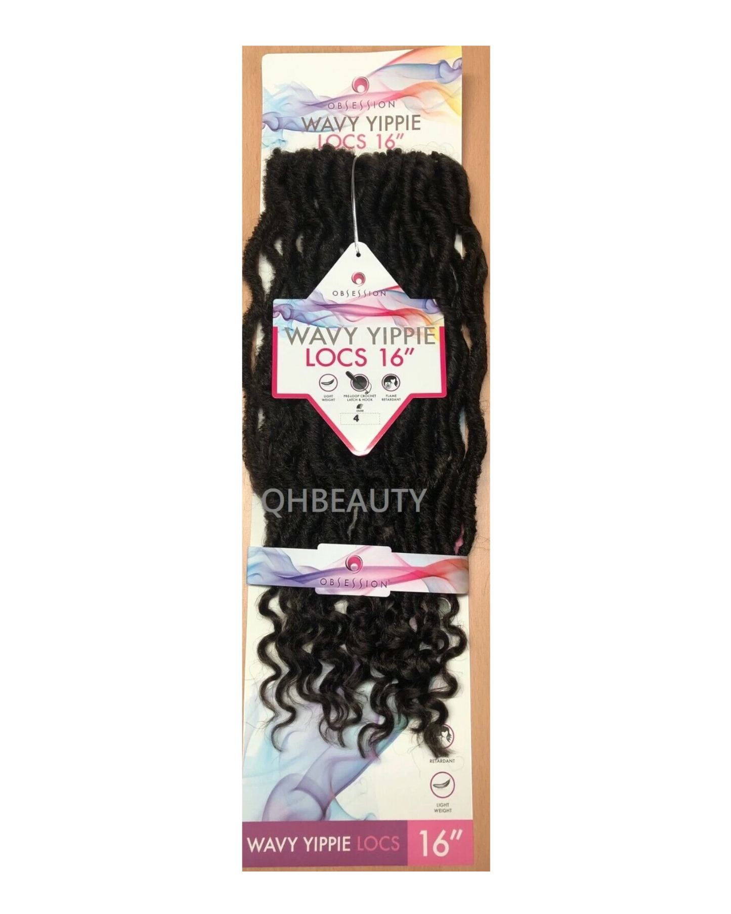 Obsession Synthetic Crochet Braid Hair Extension - Wavy Yippie Locs 16 INCH