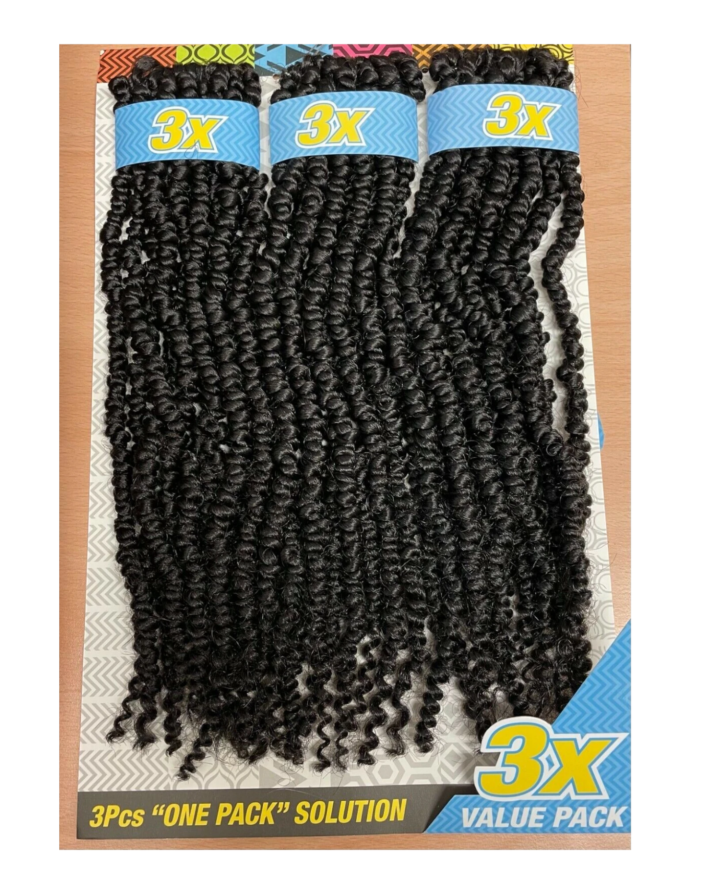 Cherish Synthetic Crochet Braid Hair Extension Handmade  3 x Passion Twist 14"