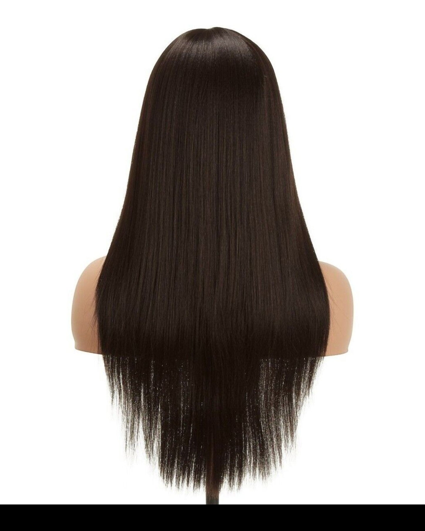 Impression Synthetic Hand Made Long Straight Bangs Hair Wig  Alexandra