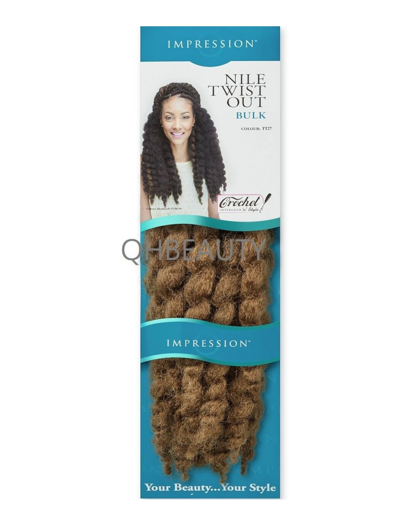 IMPRESSION SYNTHETIC AFRO CUBAN BULK HAIR EXTENSION BRAIDS - NILE TWIST OUT