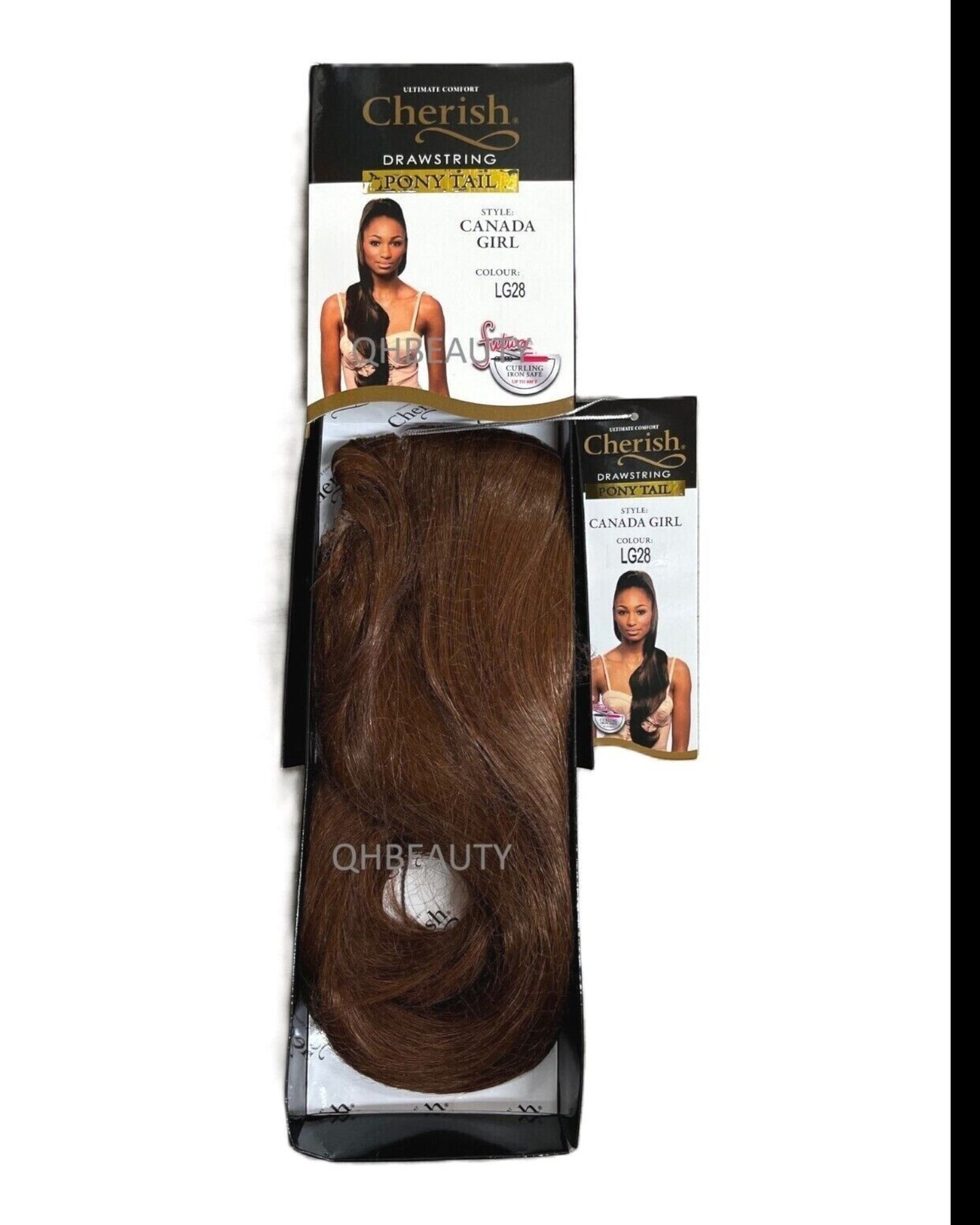Cherish Synthetic Drawstring Long Curly Wavy Hair Ponytail - Canada Girl