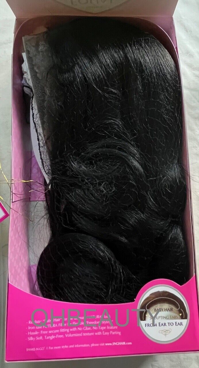 FREETRESS EQUAL SYNTHETIC LACE FRONT CURLY WAVY BABY HAIRLINE HAIR WIG - TORI