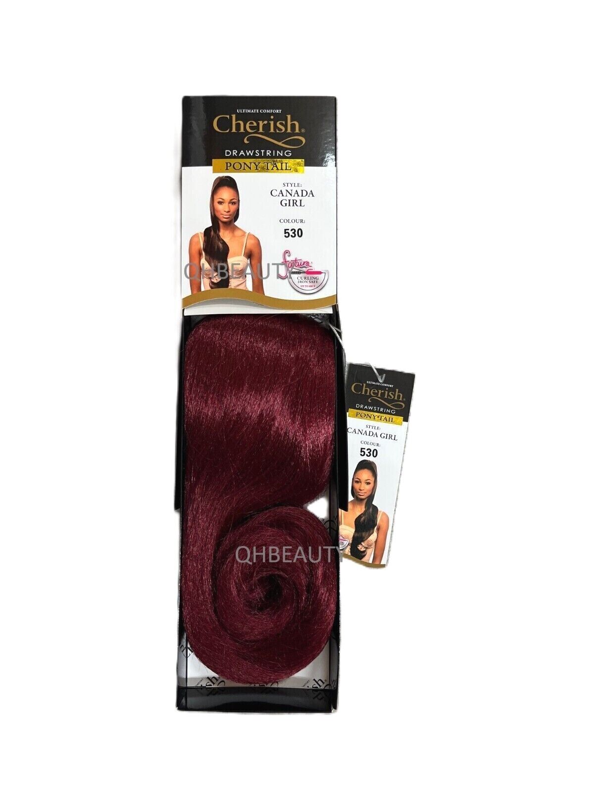 Cherish Synthetic Drawstring Long Curly Wavy Hair Ponytail - Canada Girl