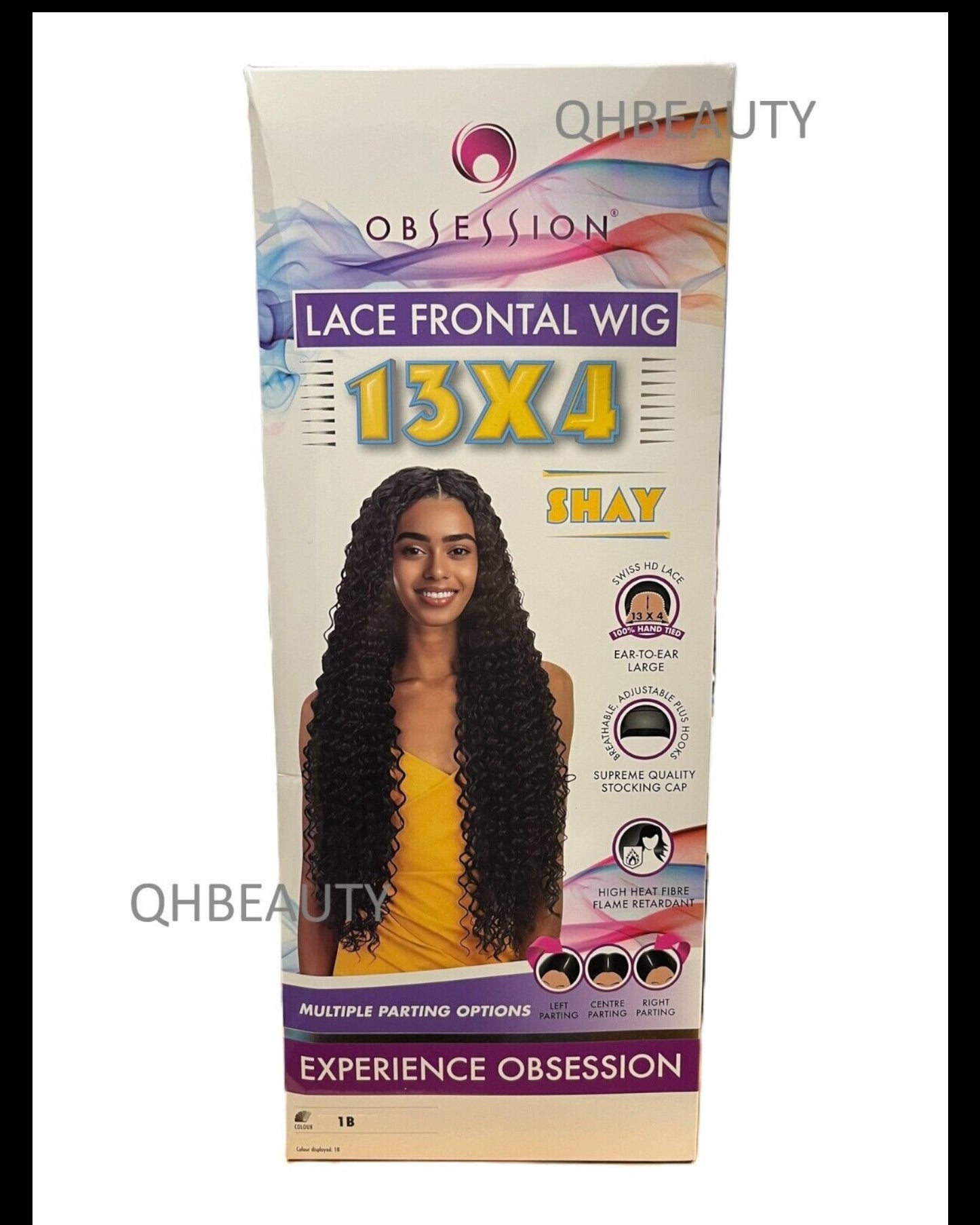 Obsession Synthetic Swiss HD 13x4 Lace Front Free Part Curly Hair Wig - SHAY