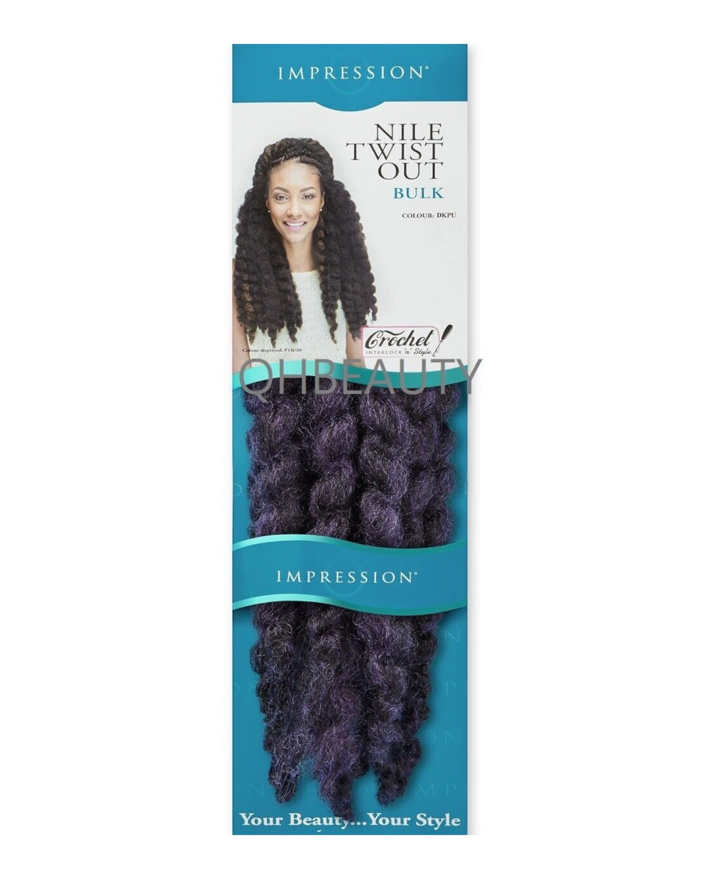 IMPRESSION SYNTHETIC AFRO CUBAN BULK HAIR EXTENSION BRAIDS - NILE TWIST OUT