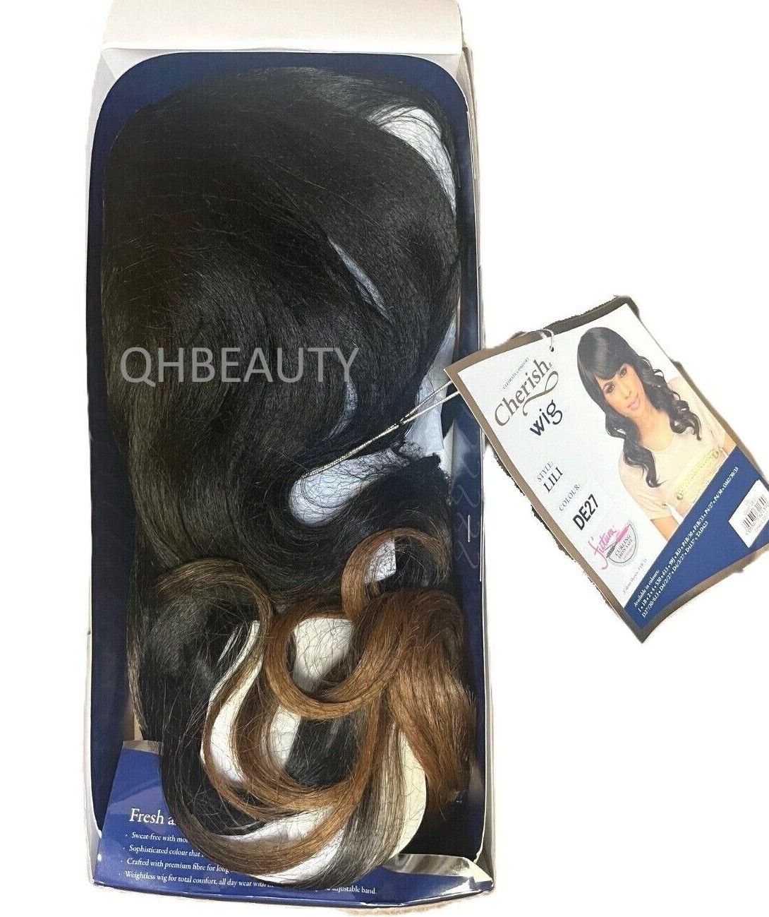 Cherish Synthetic Natural long Curly Hair Wig - LILI