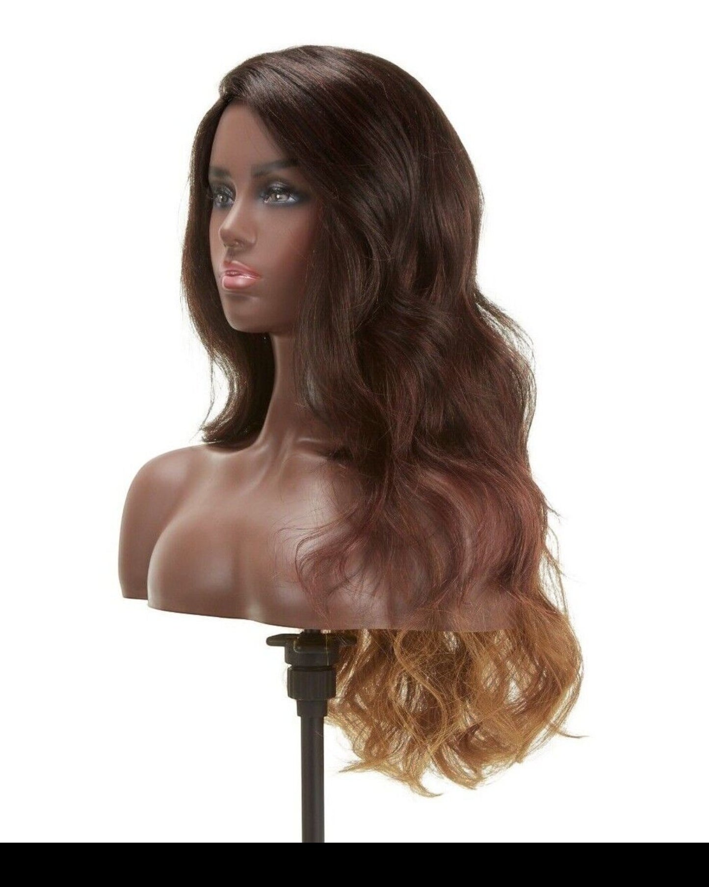 Impression Synthetic Invisible L Part Lace Curly Long Hair Wig - Daisy