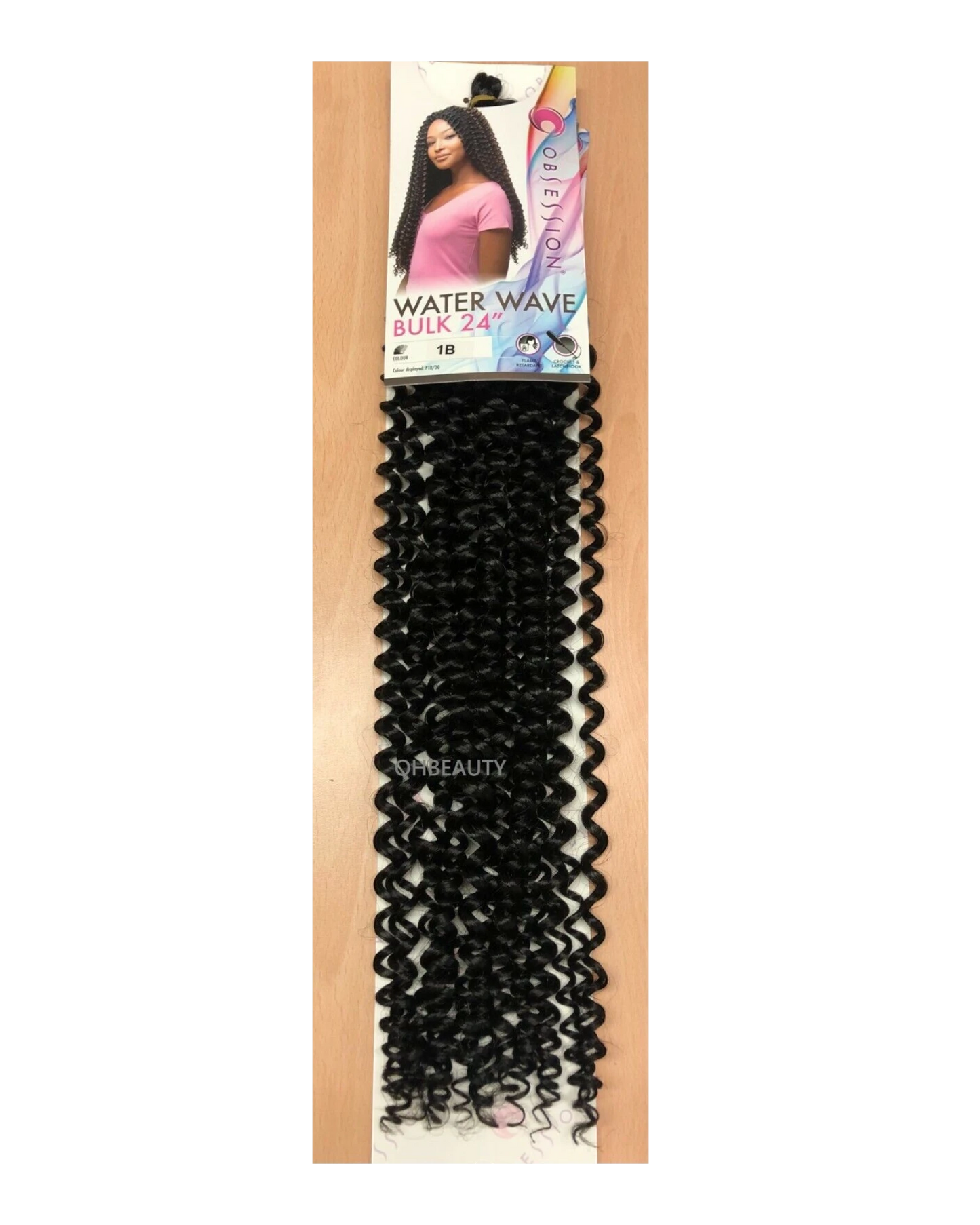 Obsession Synthetic Crochet Long Braid Curly Hair Extension - WATER WAVE 24
